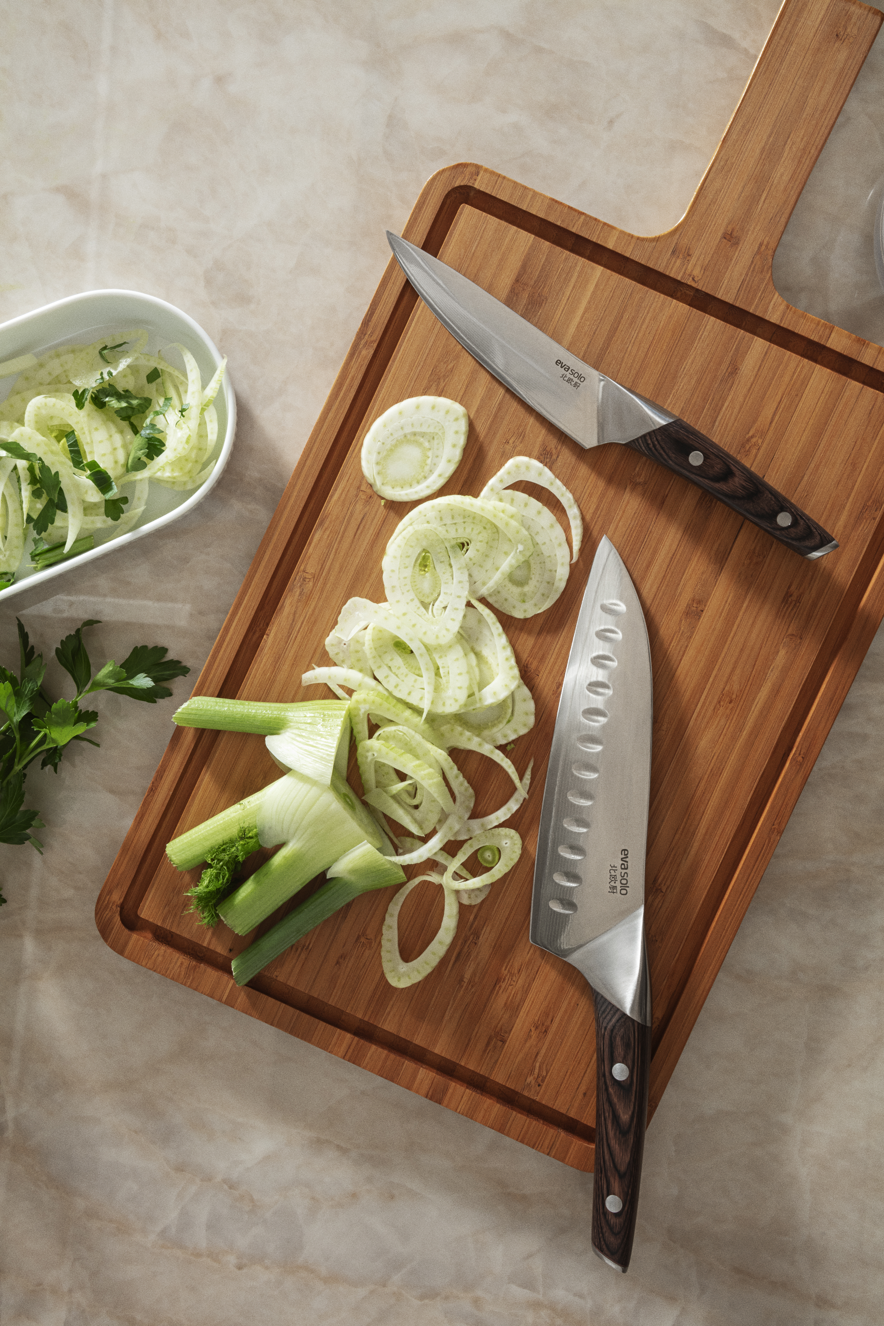 Nordic kitchen Skærebræt 38 x 26 cm bambus