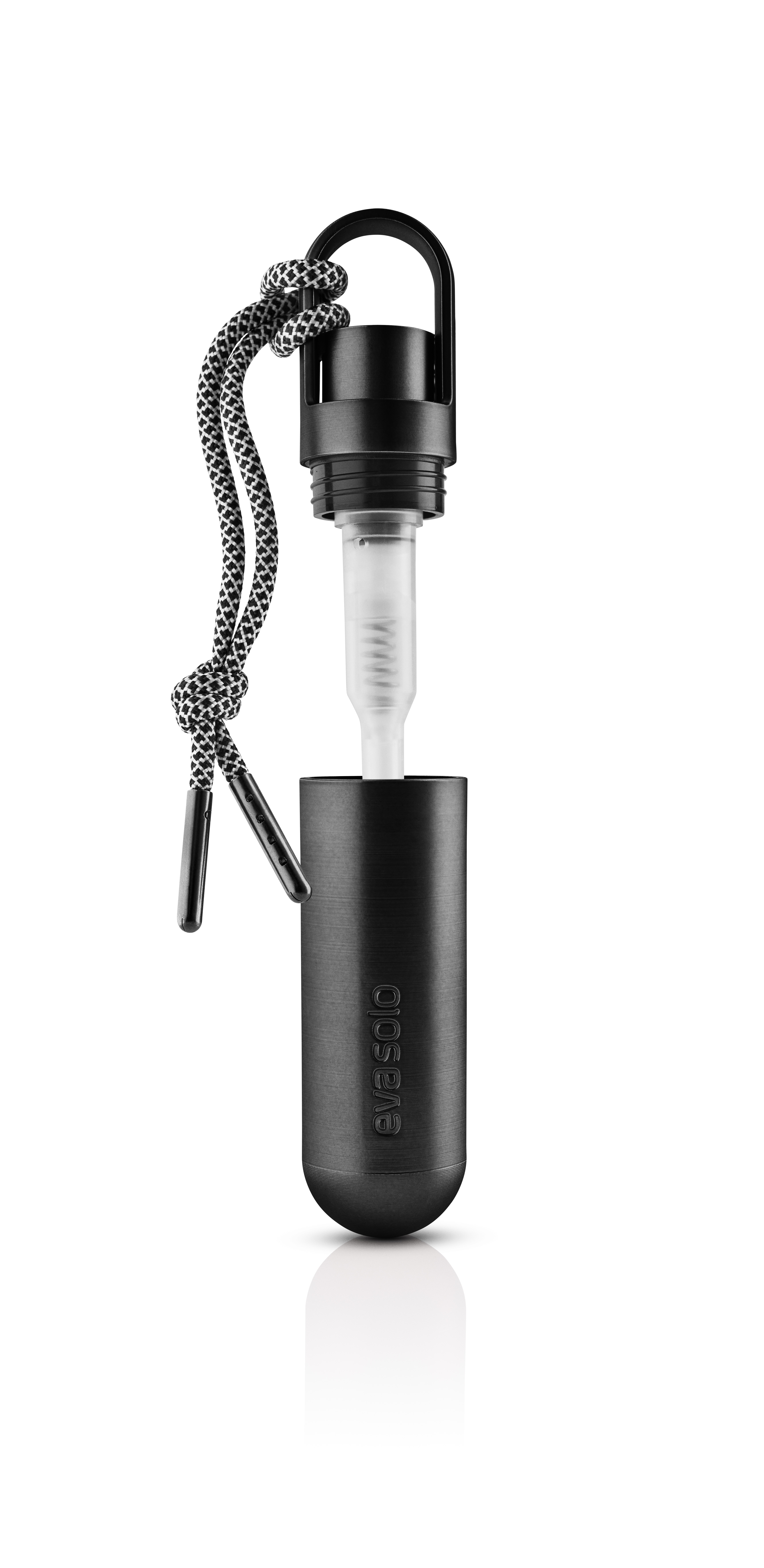 Mini-dispenser for gel hand sanitiser Black without box