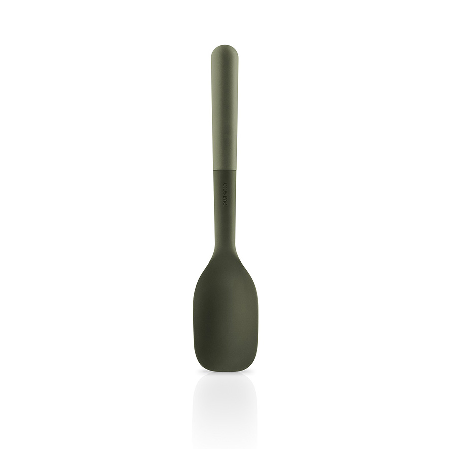 Green tools serving spoon - large