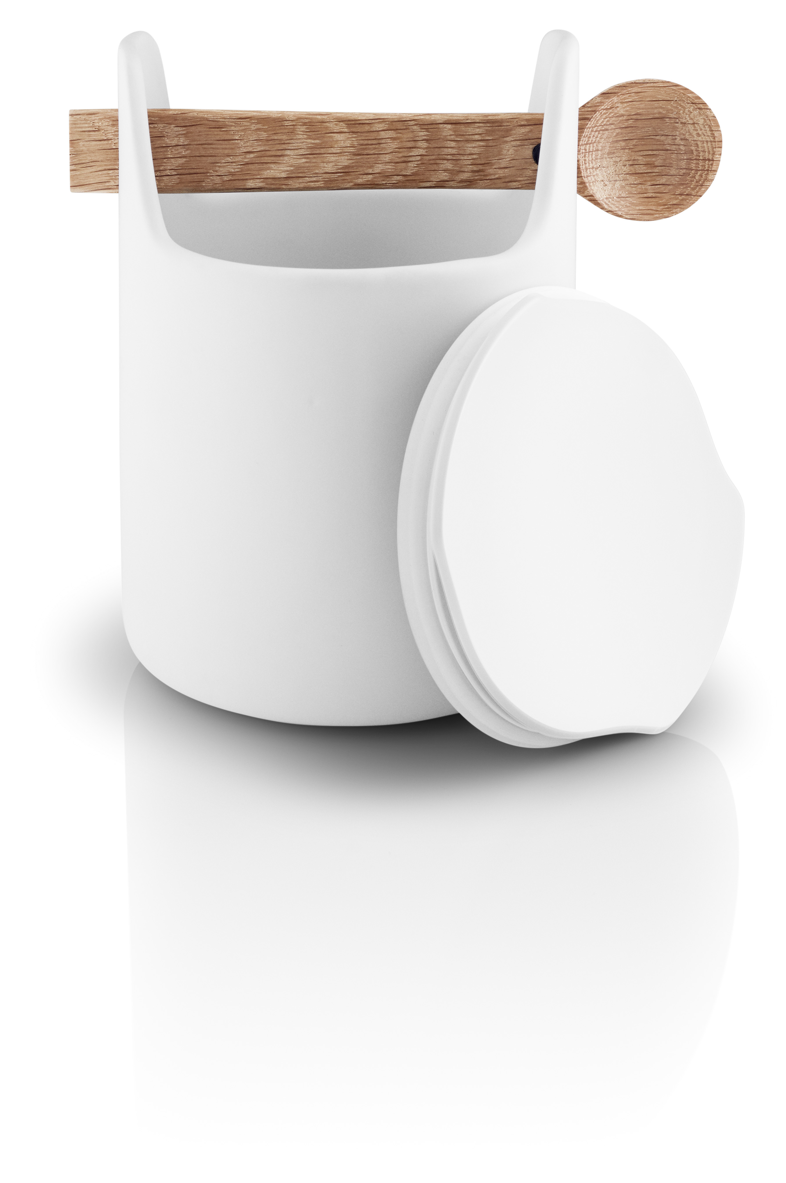 Toolbox organiser - 15 cm - w. spoon and lid, white