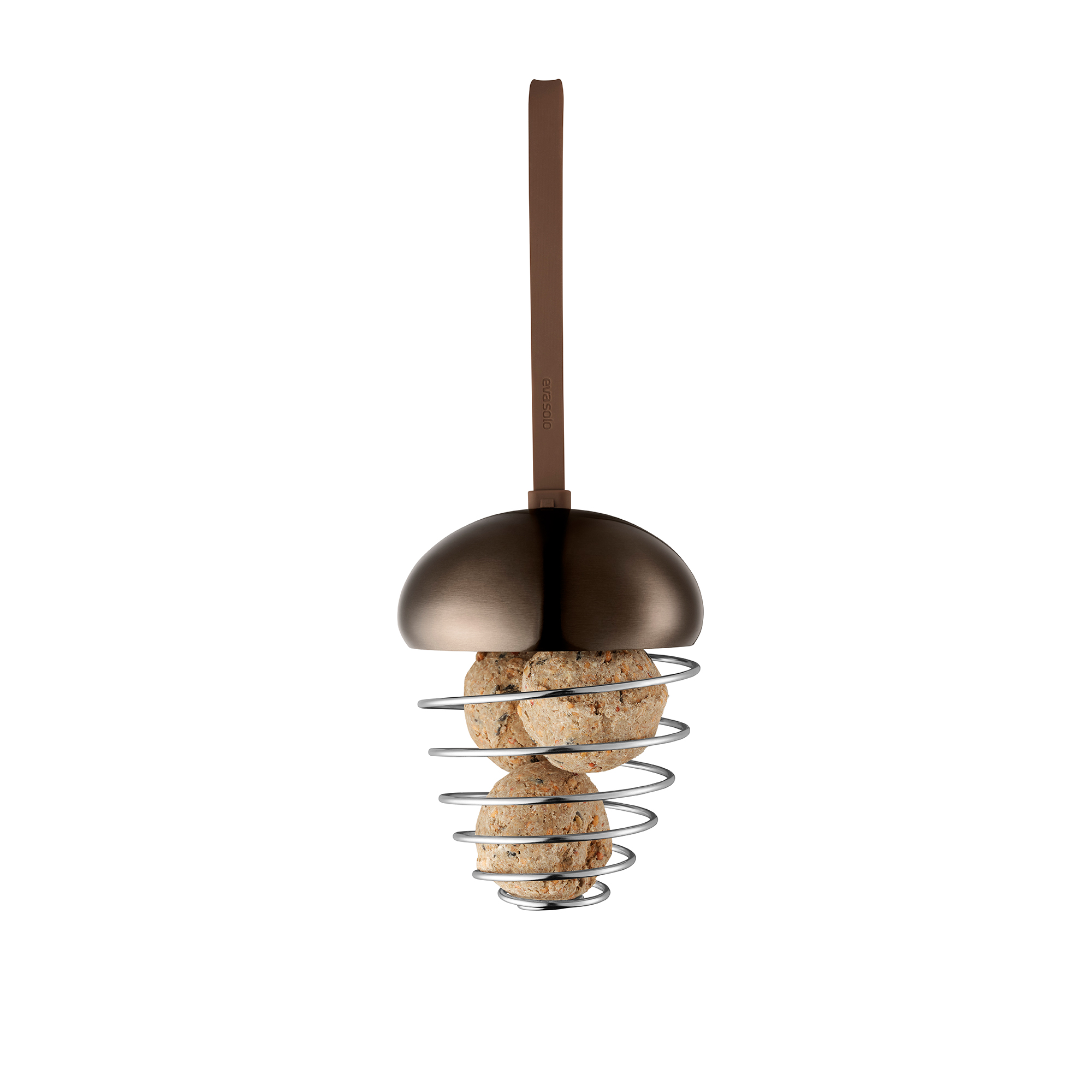 Ptačí krmítko Ornament Žalud, hnědé