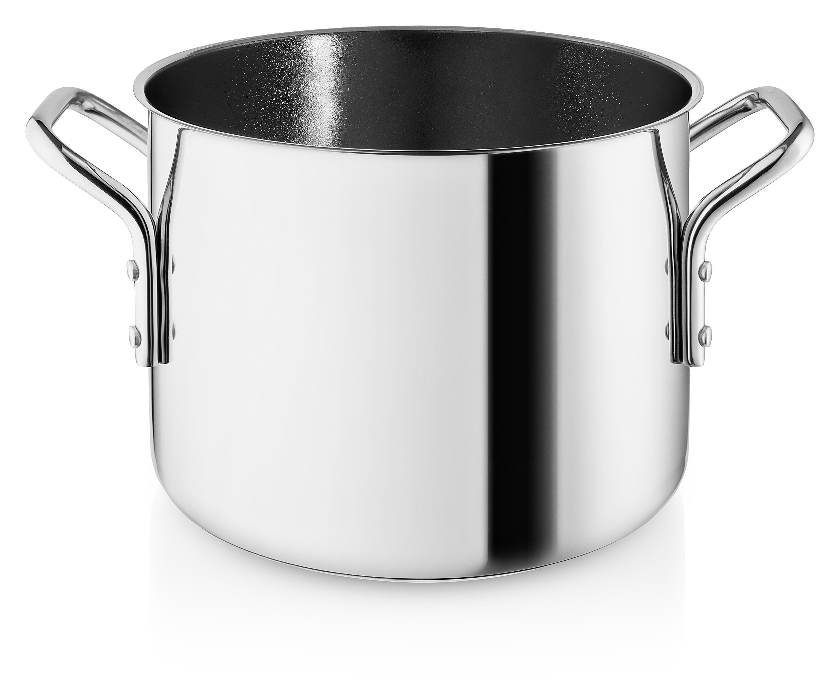 Stainless Steel Pot 2.2 L 16 cm ceramic Slip-Let® coating