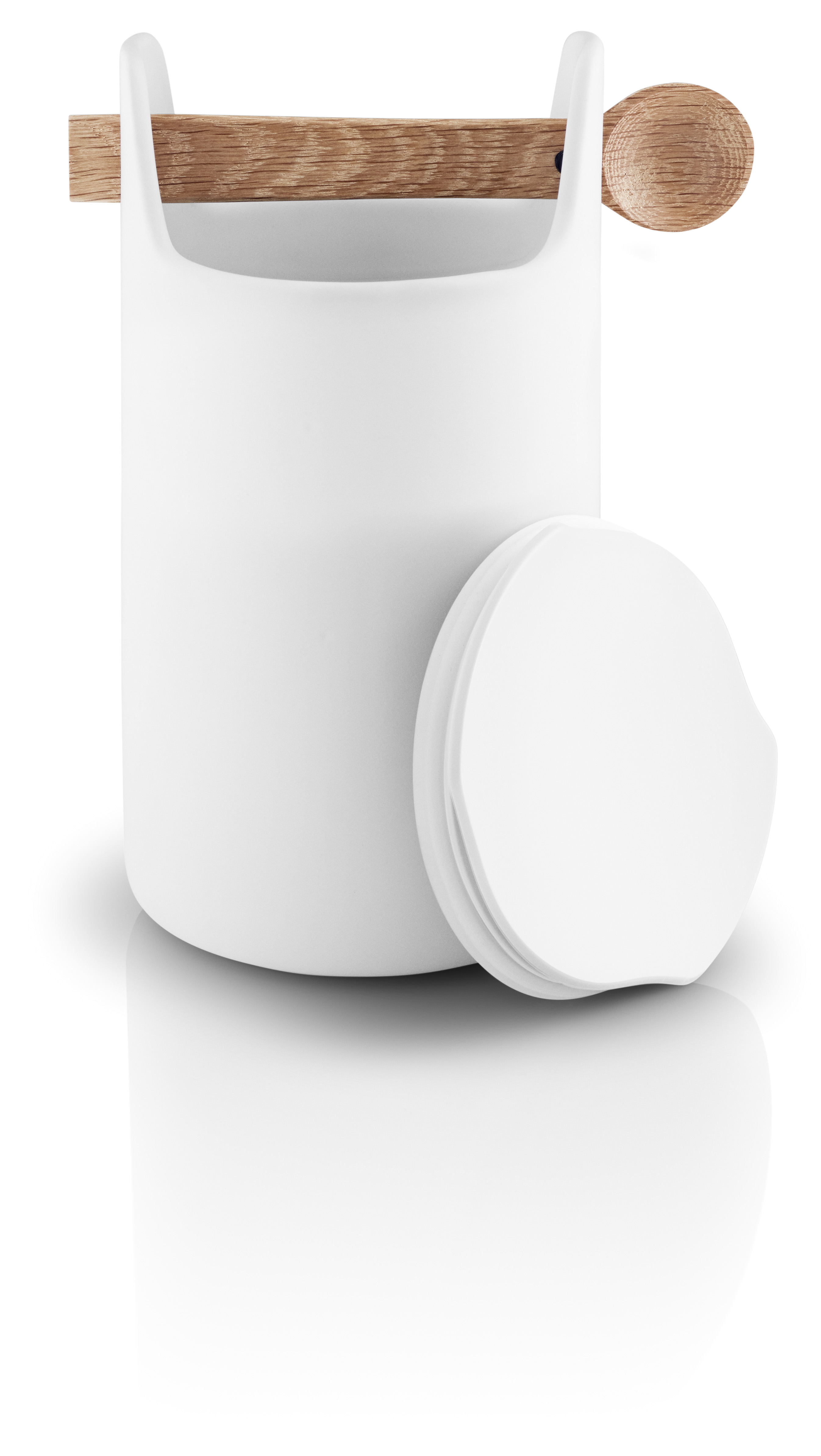 Toolbox organiser - 20 cm - w. spoon and lid, white