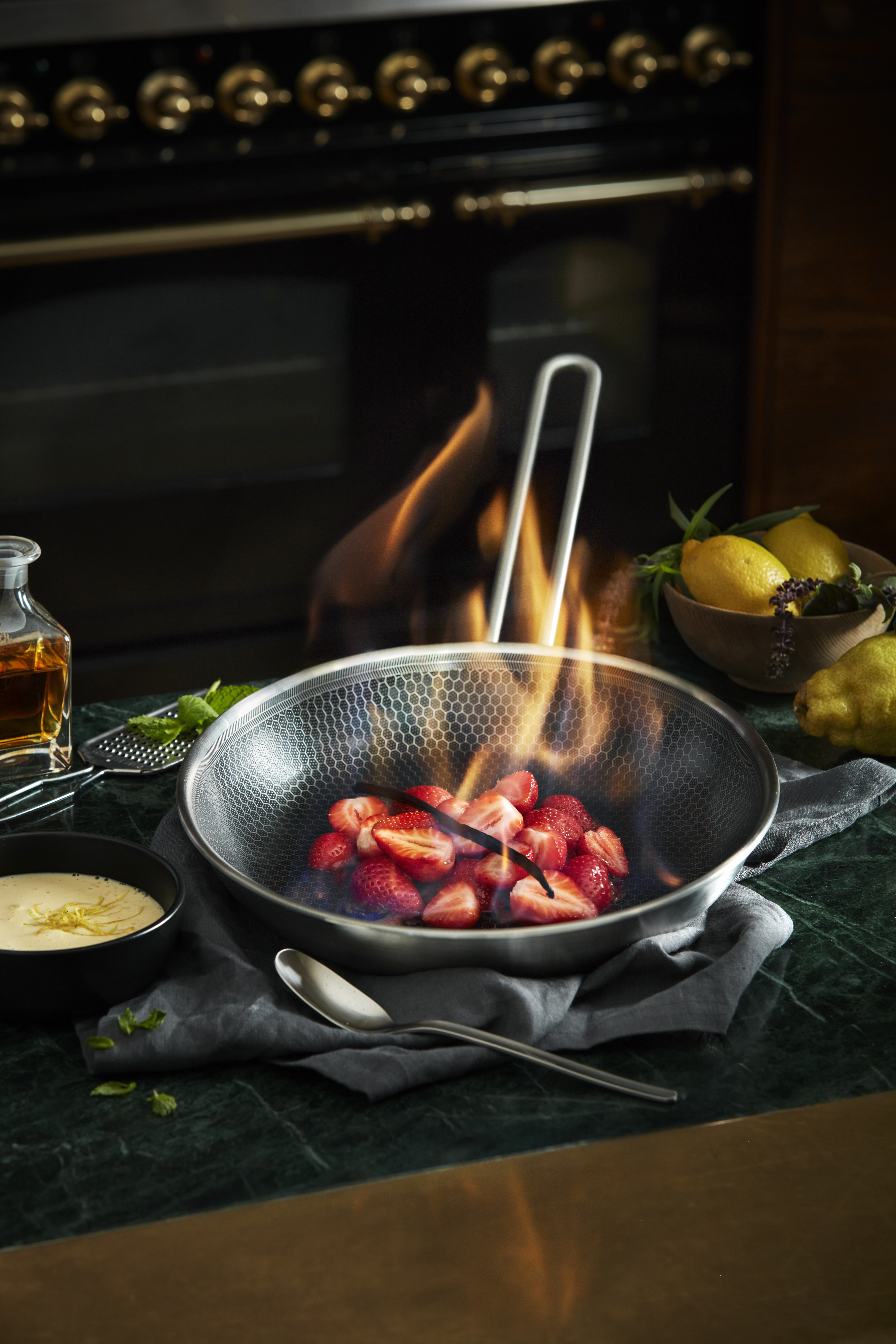 Multi Mosaic frying pan - 24 cm - ceramic Slip-Let® non-stick