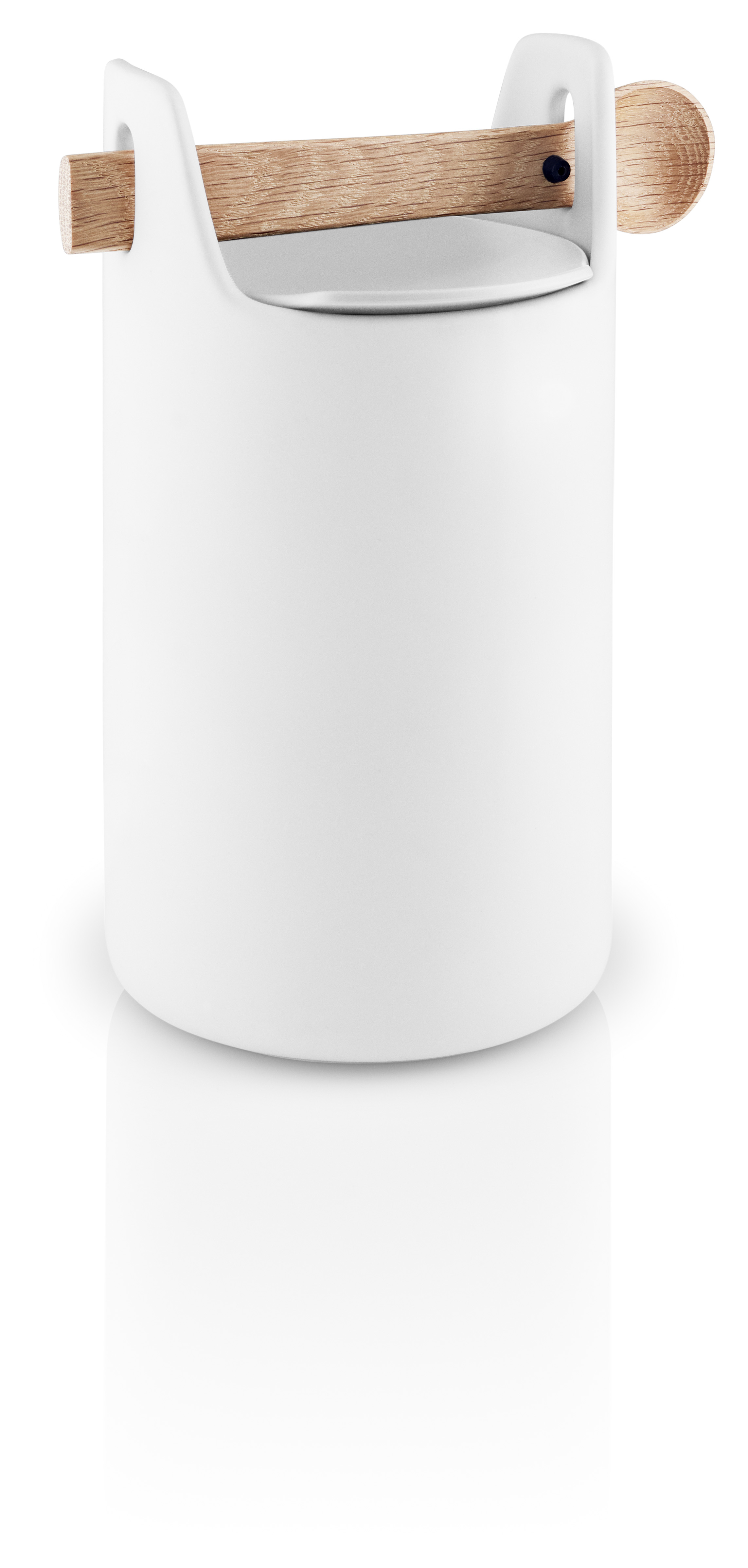 Toolbox organiser - 20 cm - w. spoon and lid, white