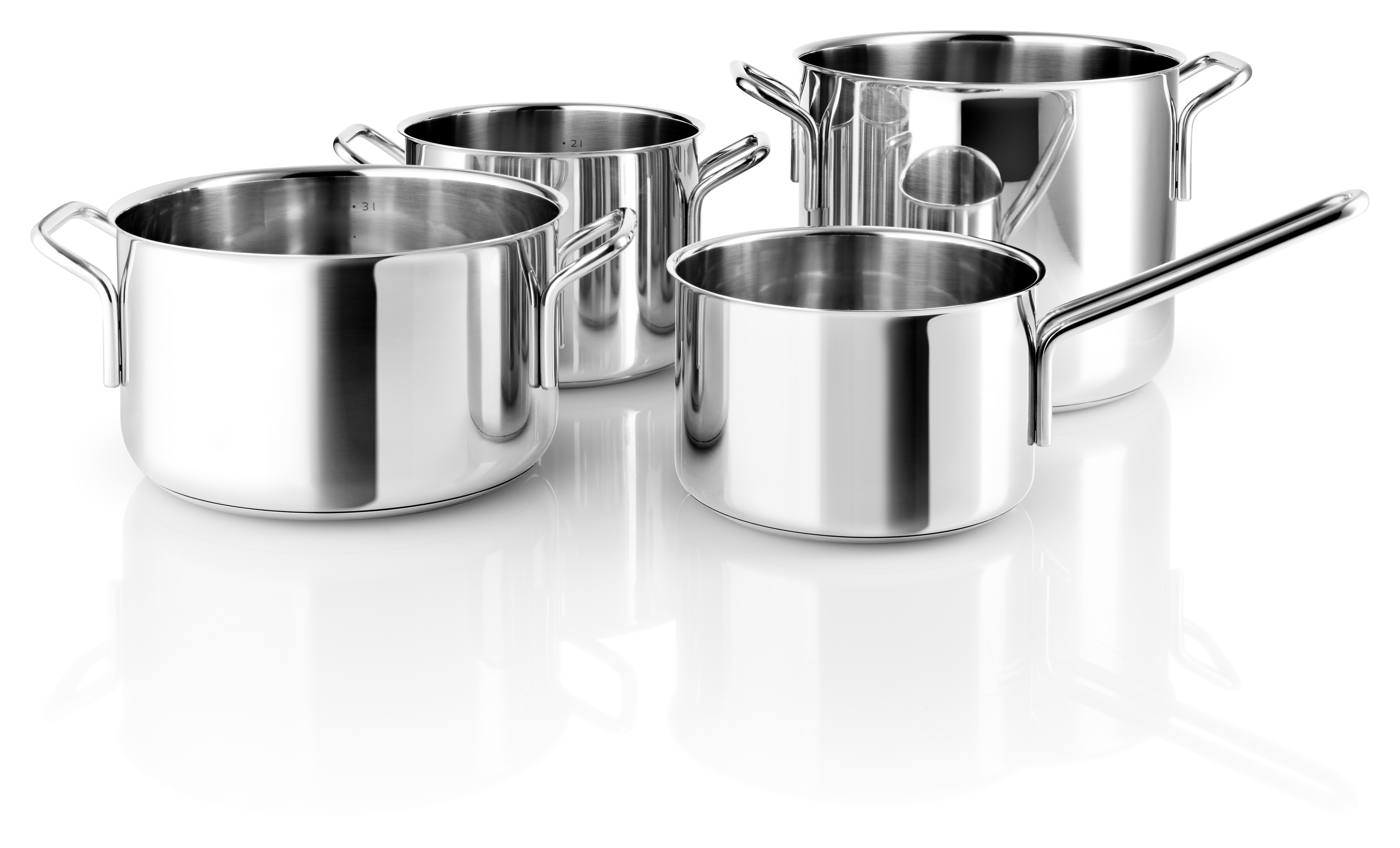 Cookware set 4 pcs stainless steel