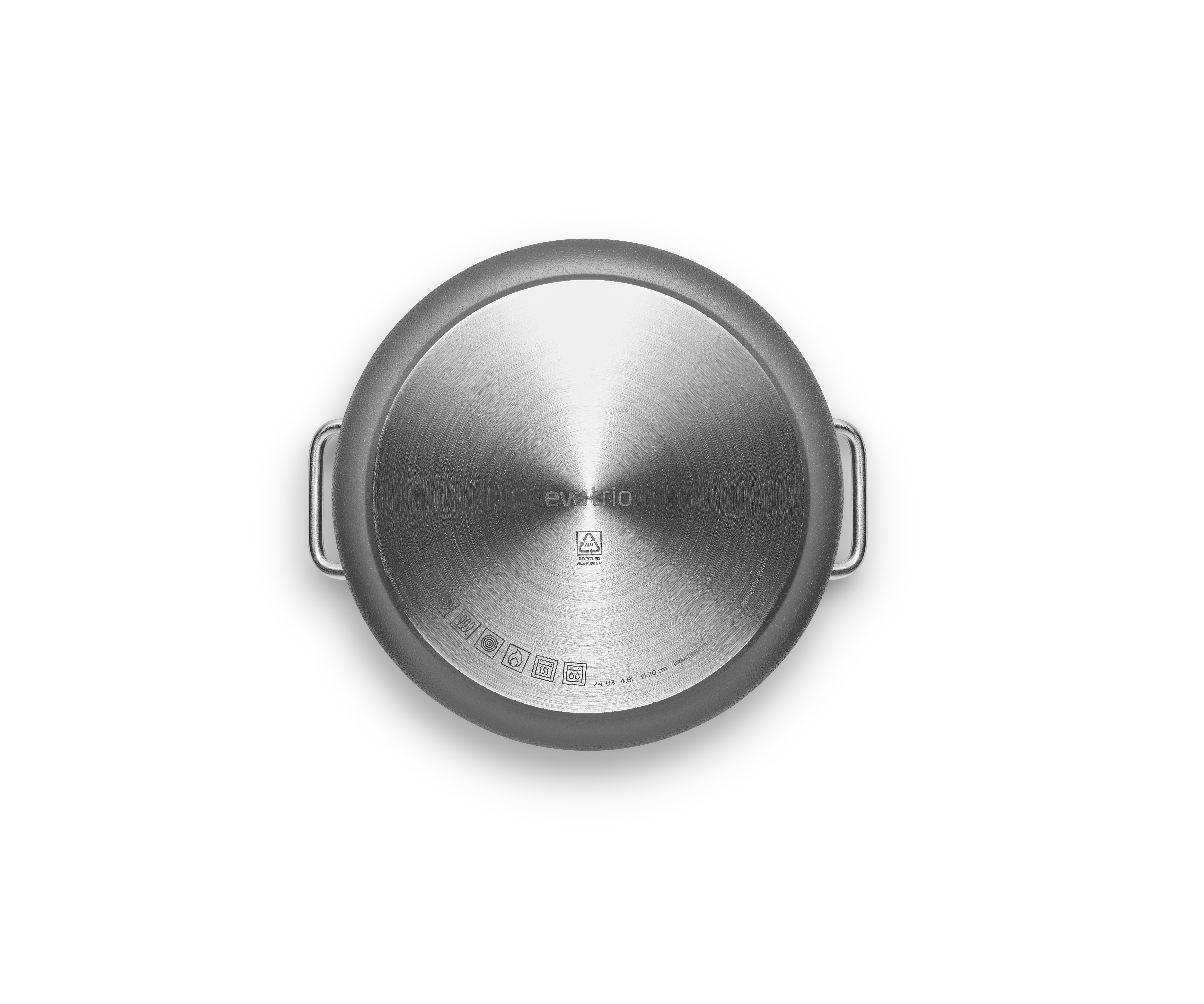 Grey Line Topf - 4.8 l - keramische Slip-Let®-Antihaftbeschichtung