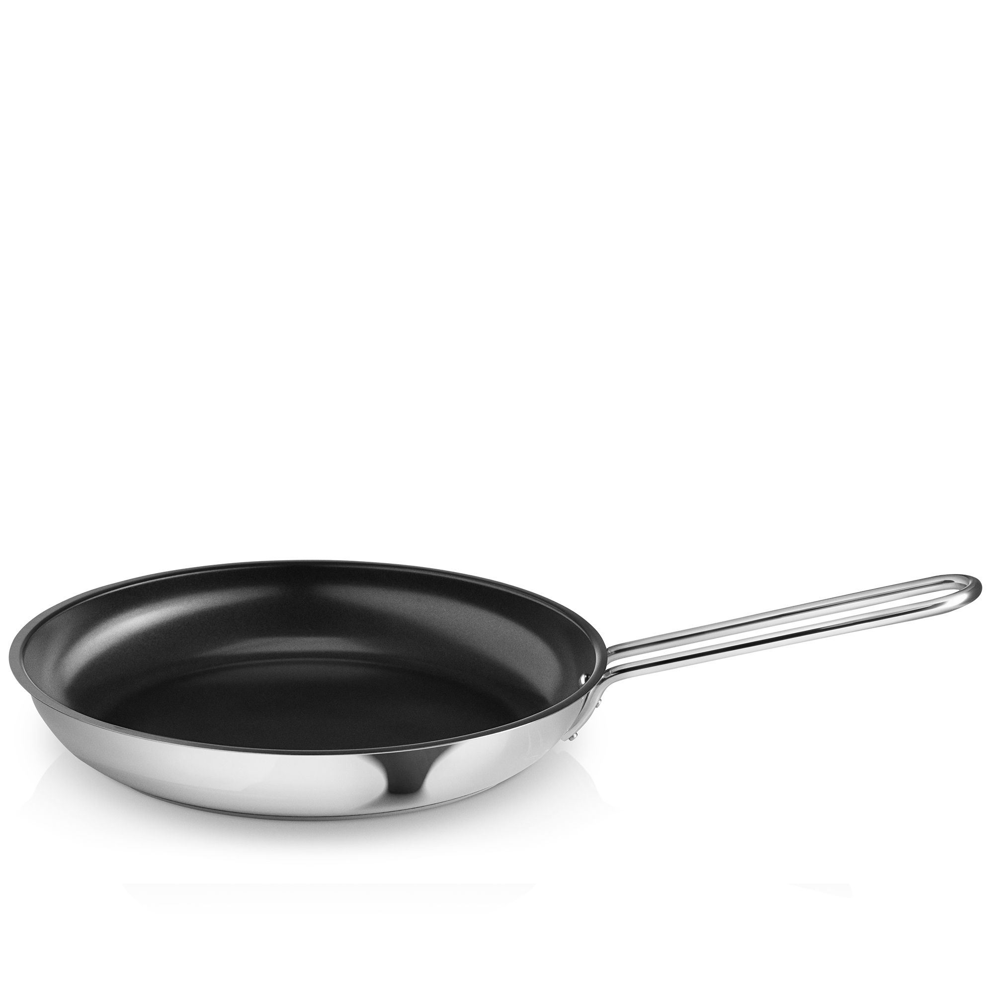 Stainless Steel Frying pan 32 cm ceramic Slip-Let® coating