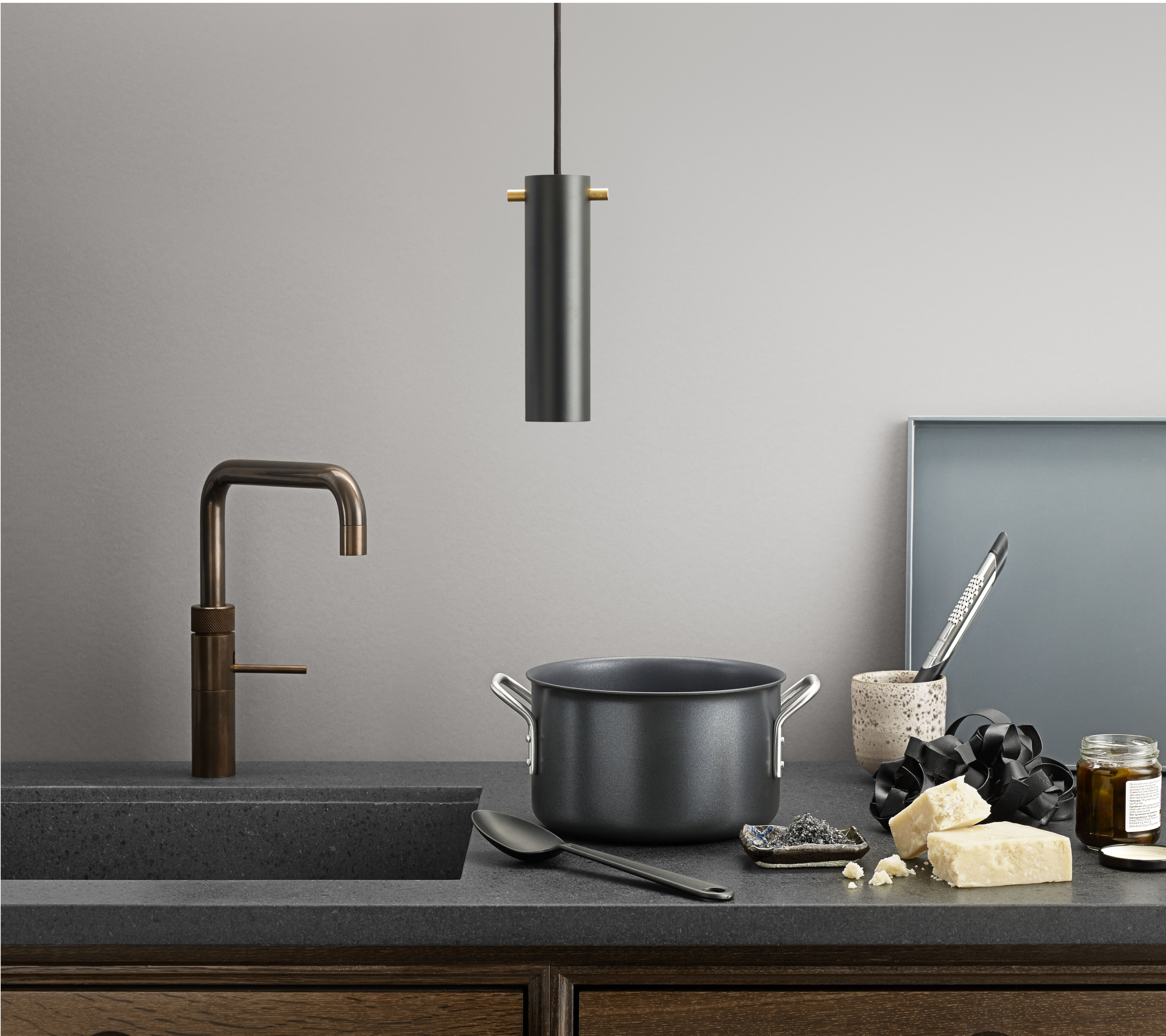 Black line pot - 2.5 l - ceramic Slip-Let® non-stick