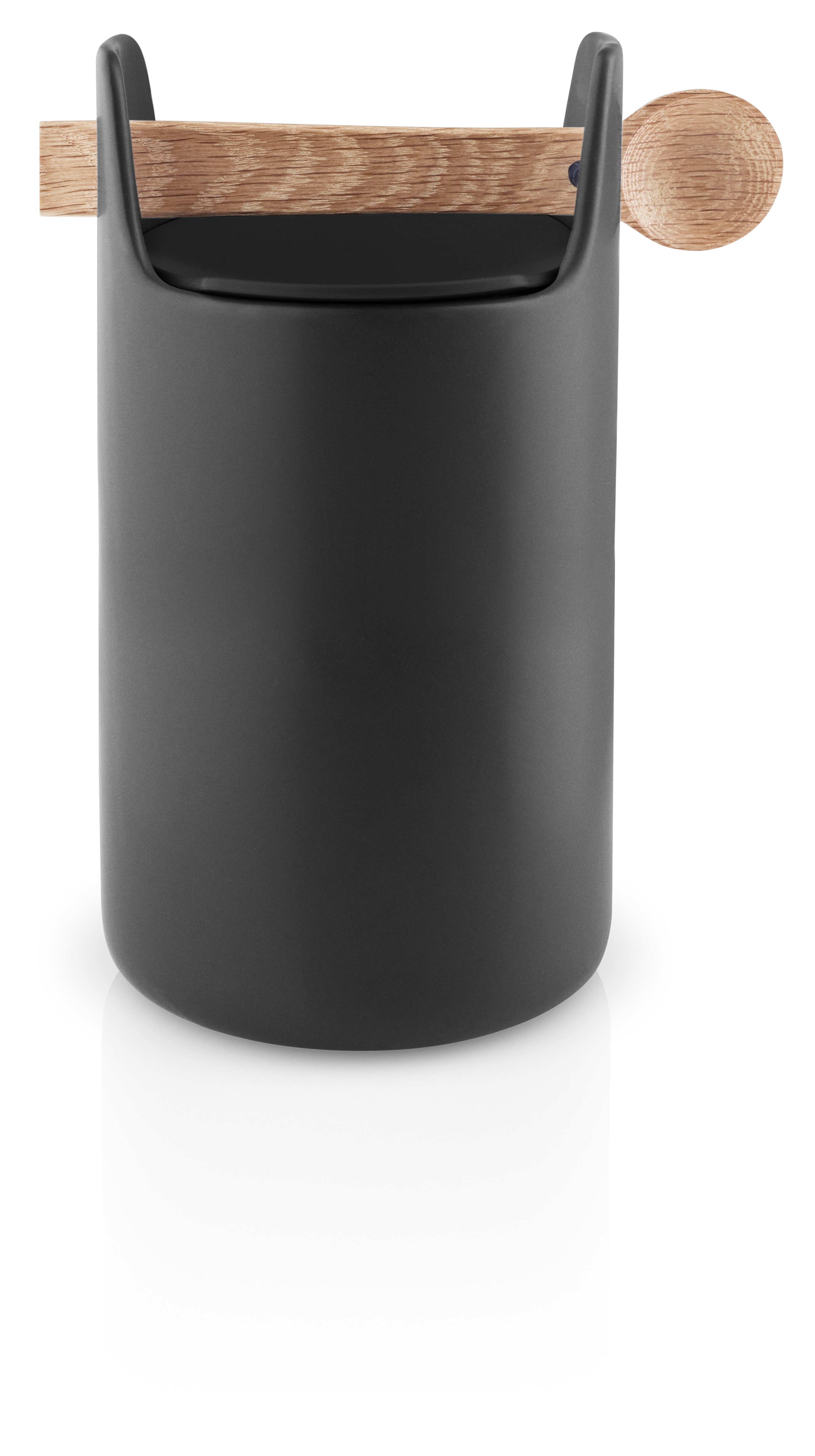 Toolbox organiser - 20 cm - w. spoon and lid, black