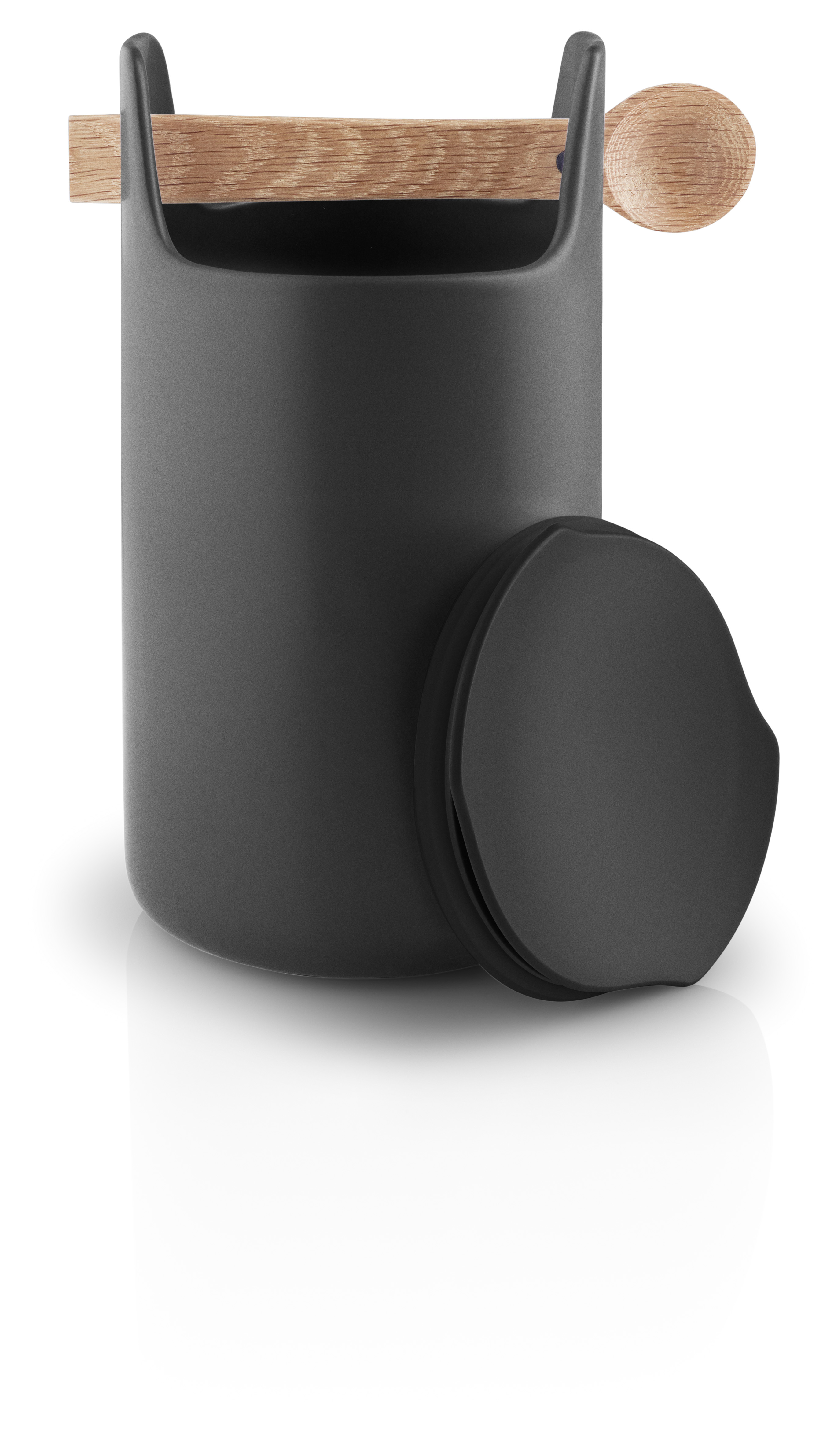 Toolbox organiser - 20 cm - w. spoon and lid, black