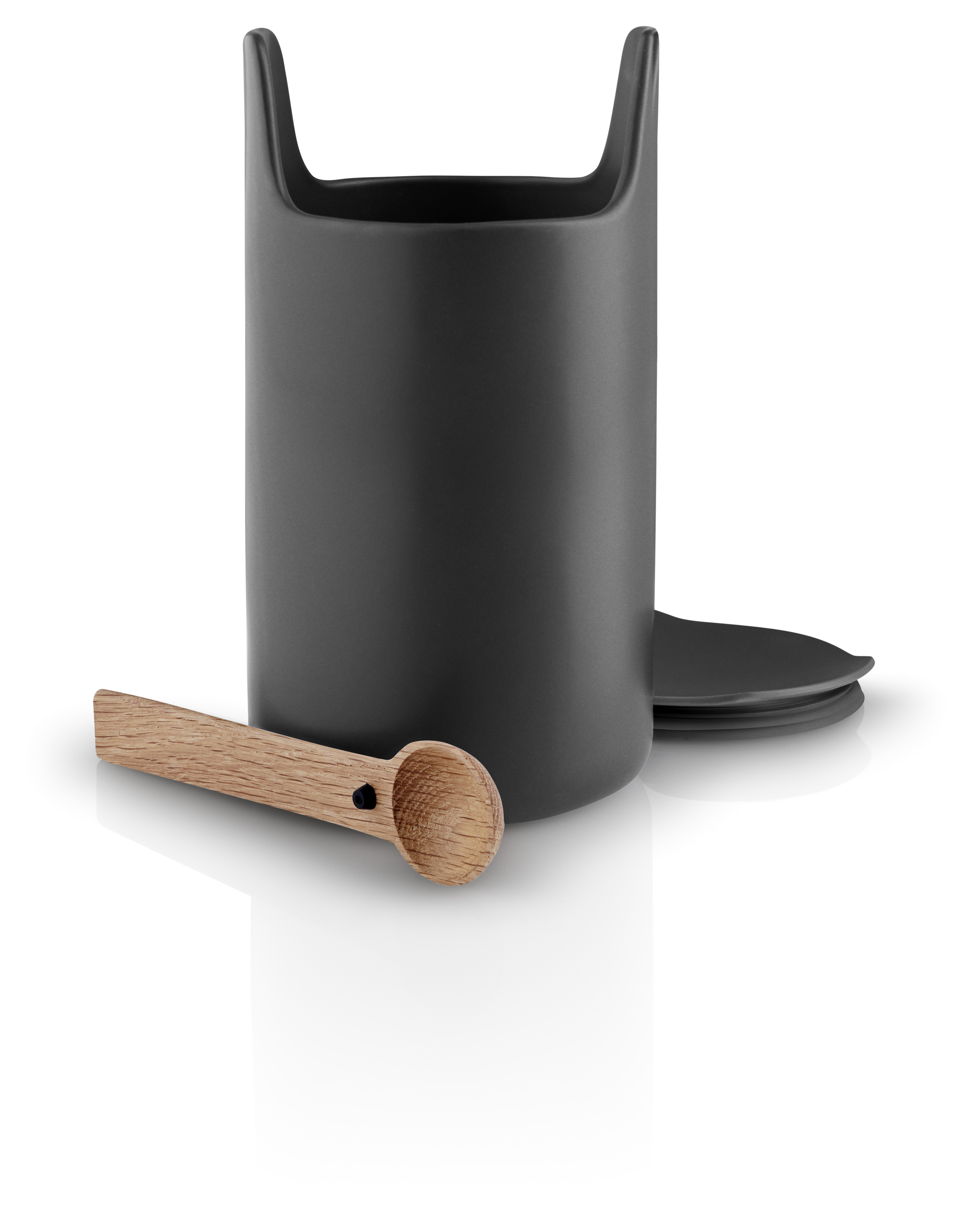 Toolbox organiser - 20 cm - w. spoon and lid, black