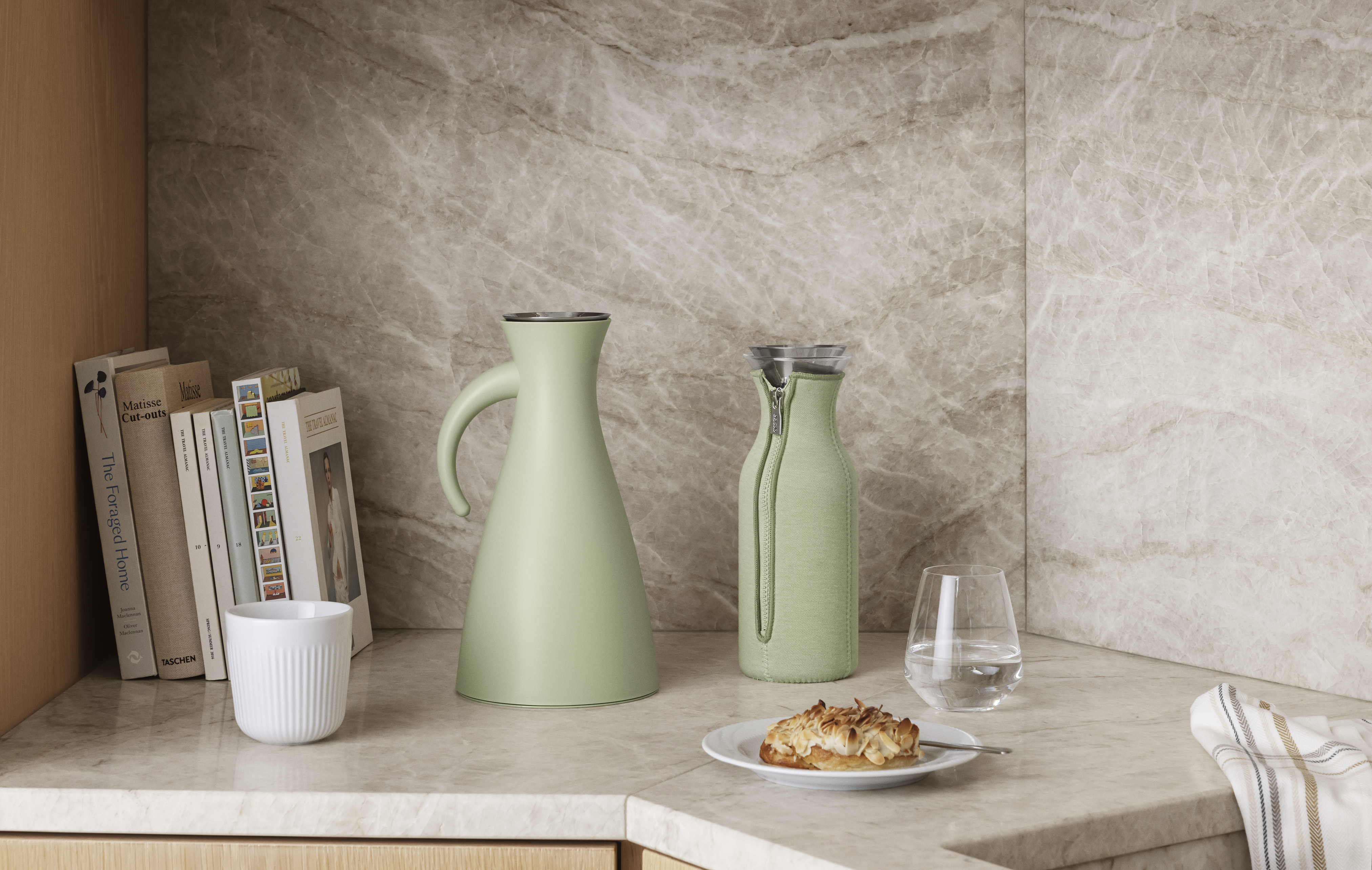 Vacuum jug - 1 liter - Pistachio