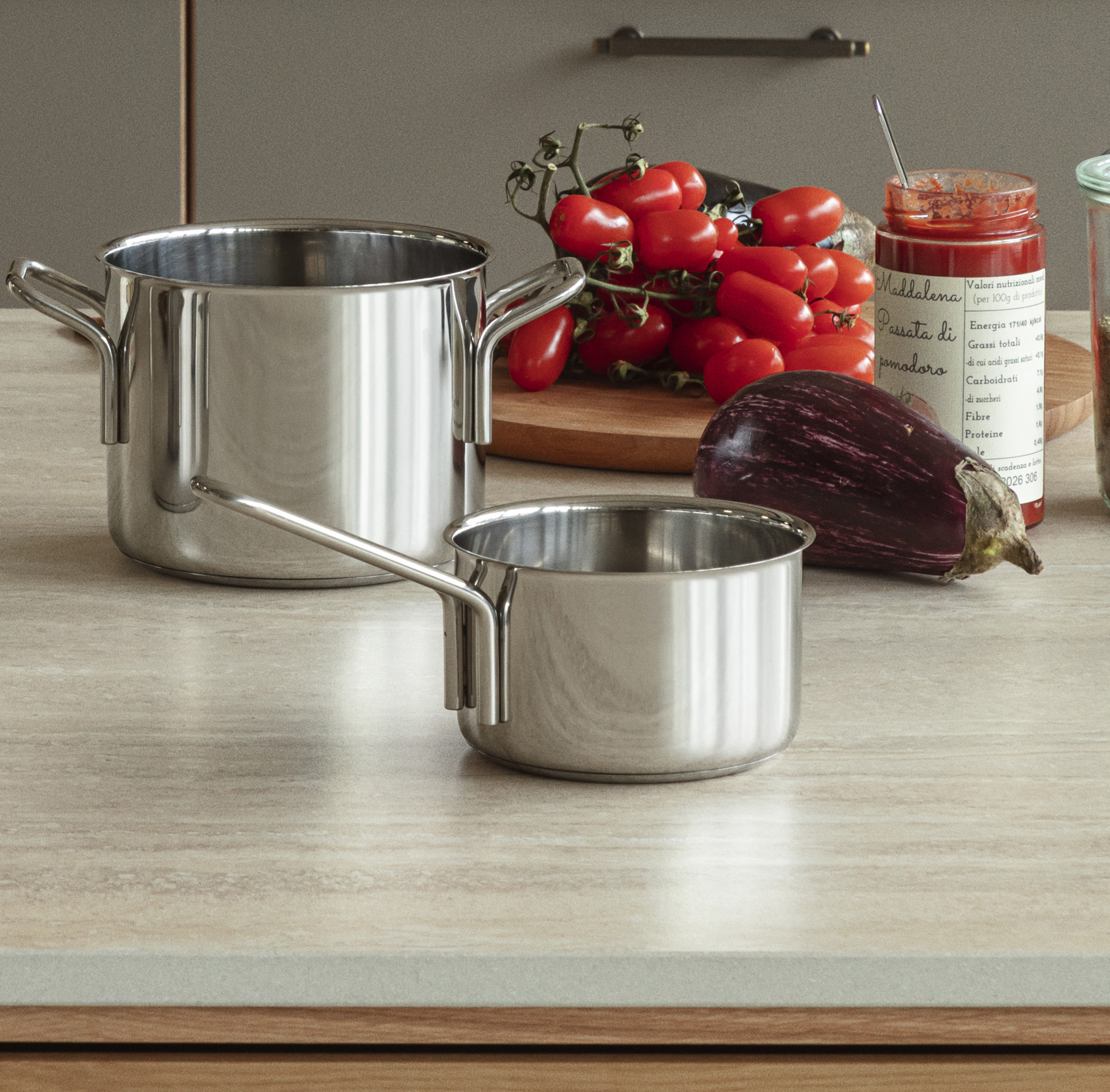 Stainless steel kastrull - 1,1 l