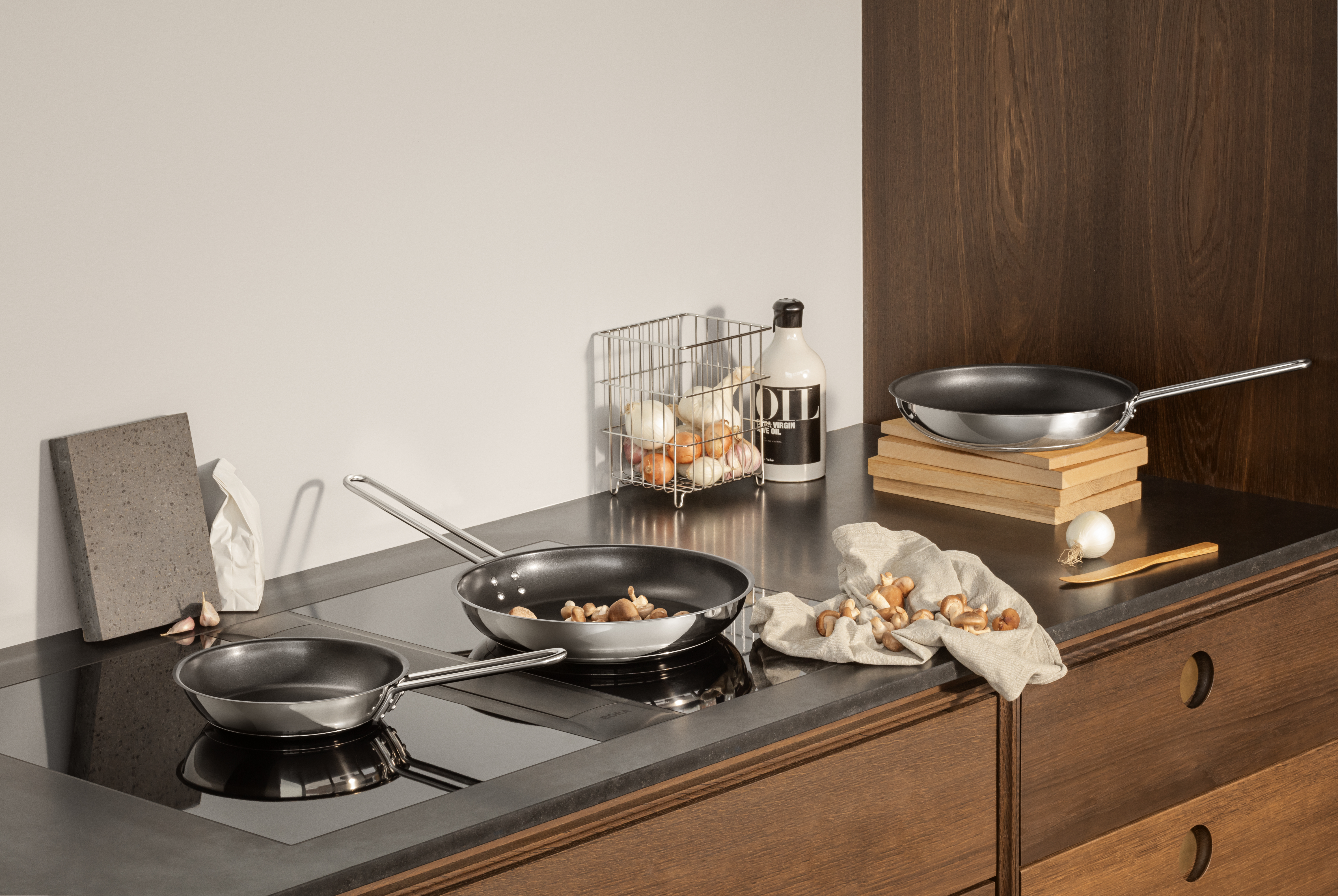 Stainless steel stekpanna - 20 cm - Slip-Let®-beläggning