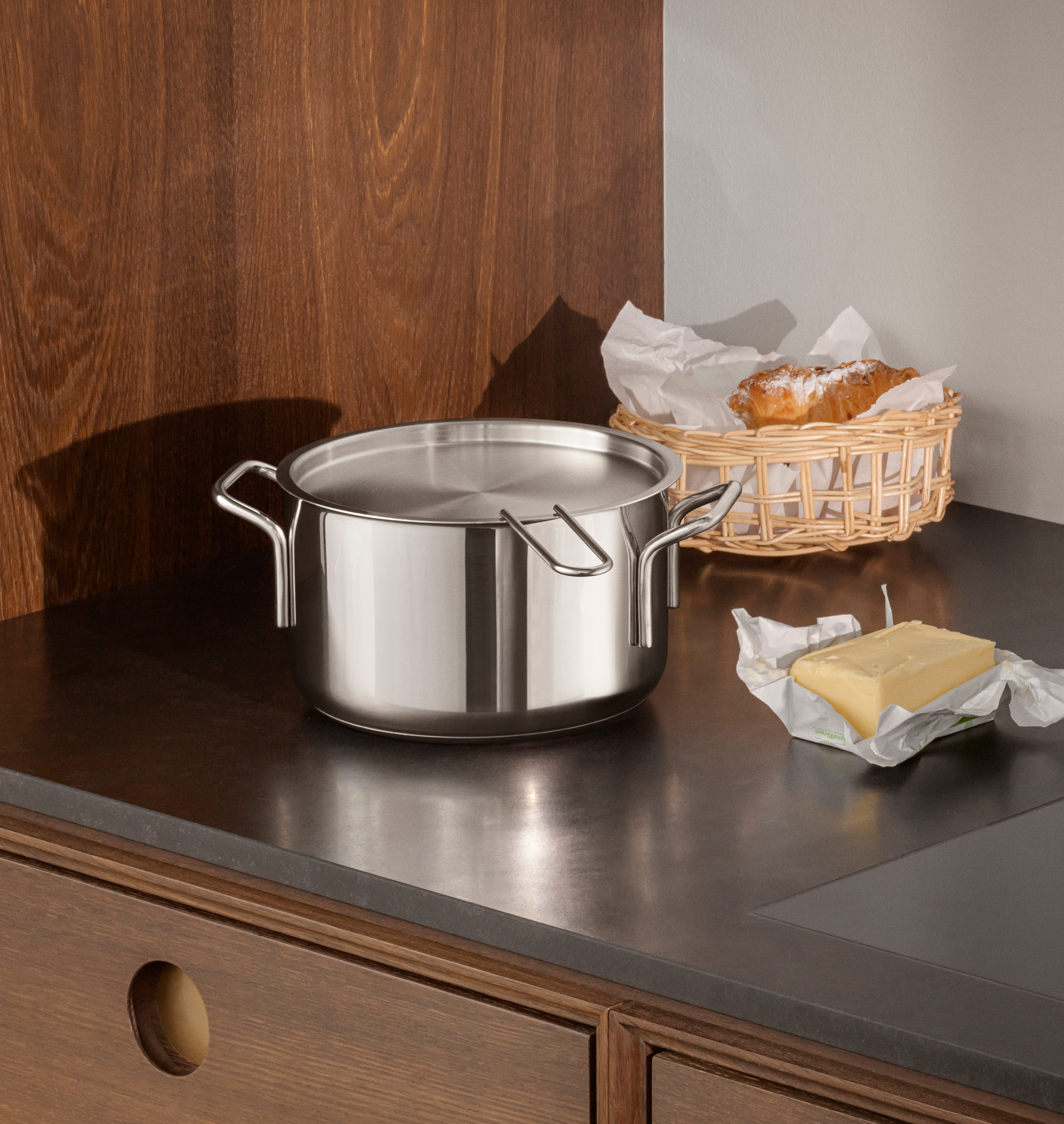 Deckel 20 cm Edelstahl