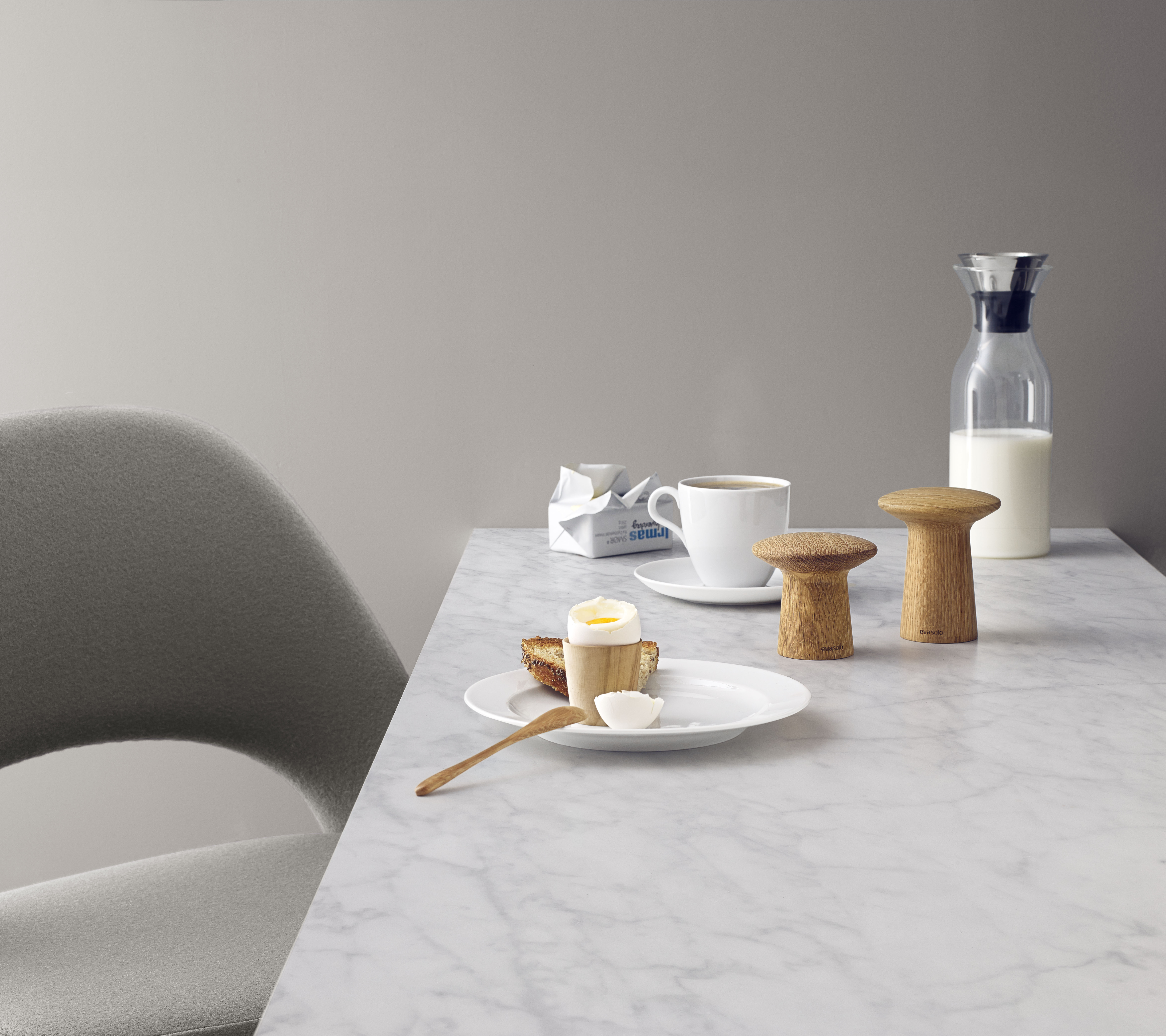 Moulin à sel/poivre - 7.5 cm - chêne