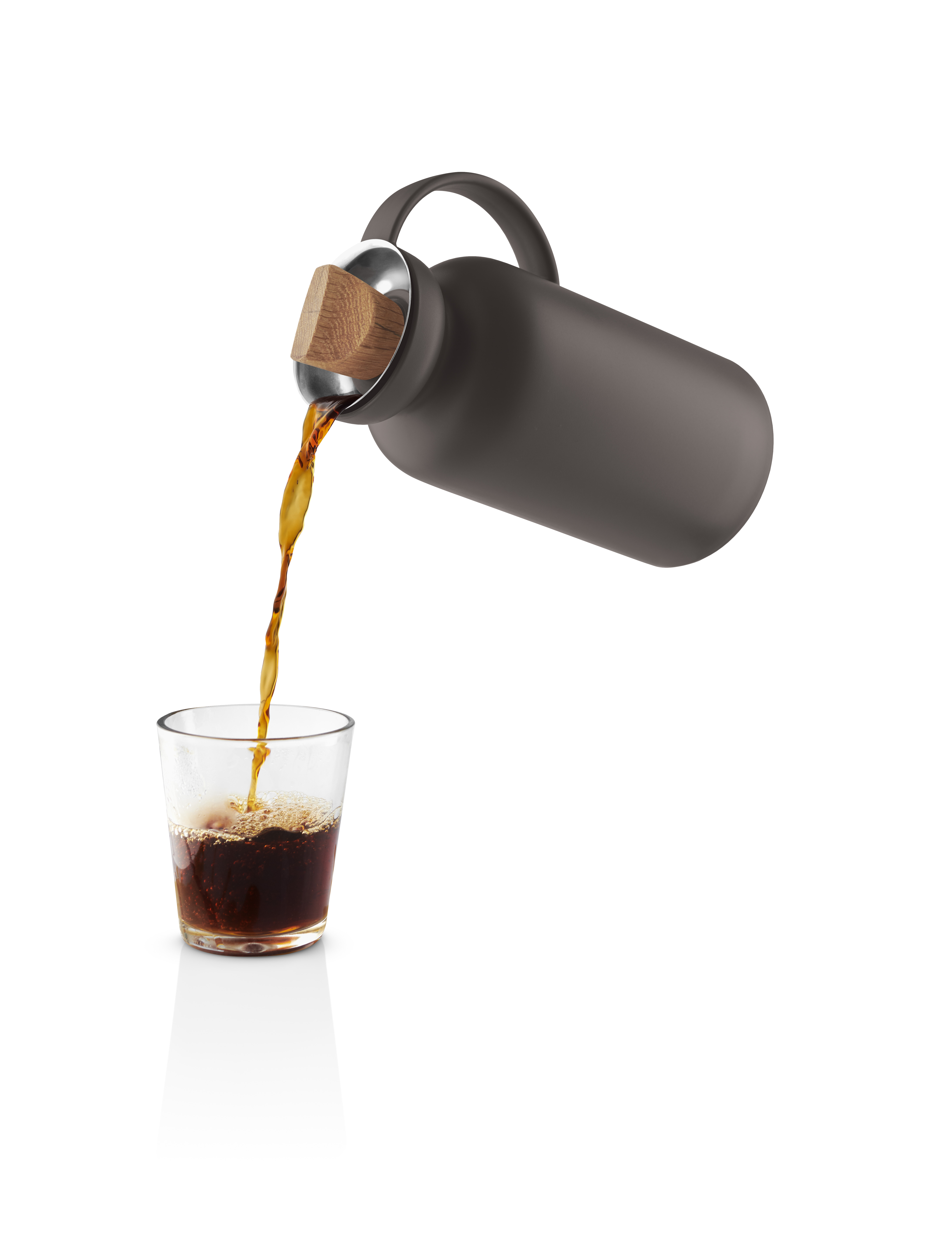 Silhouette vacuum jug - 1 liter - Chocolate