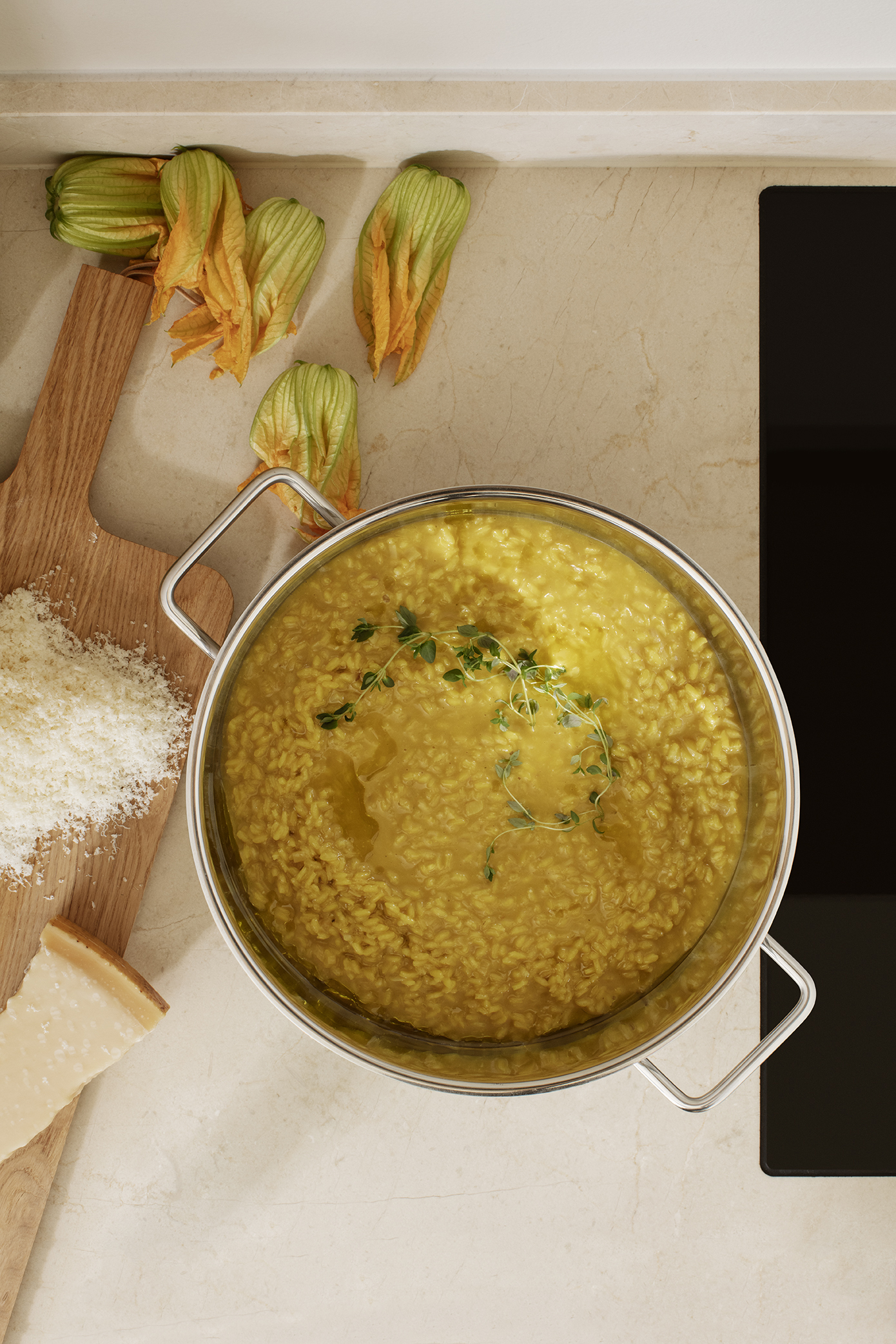 Stainless steel sauté pot - 28 cm