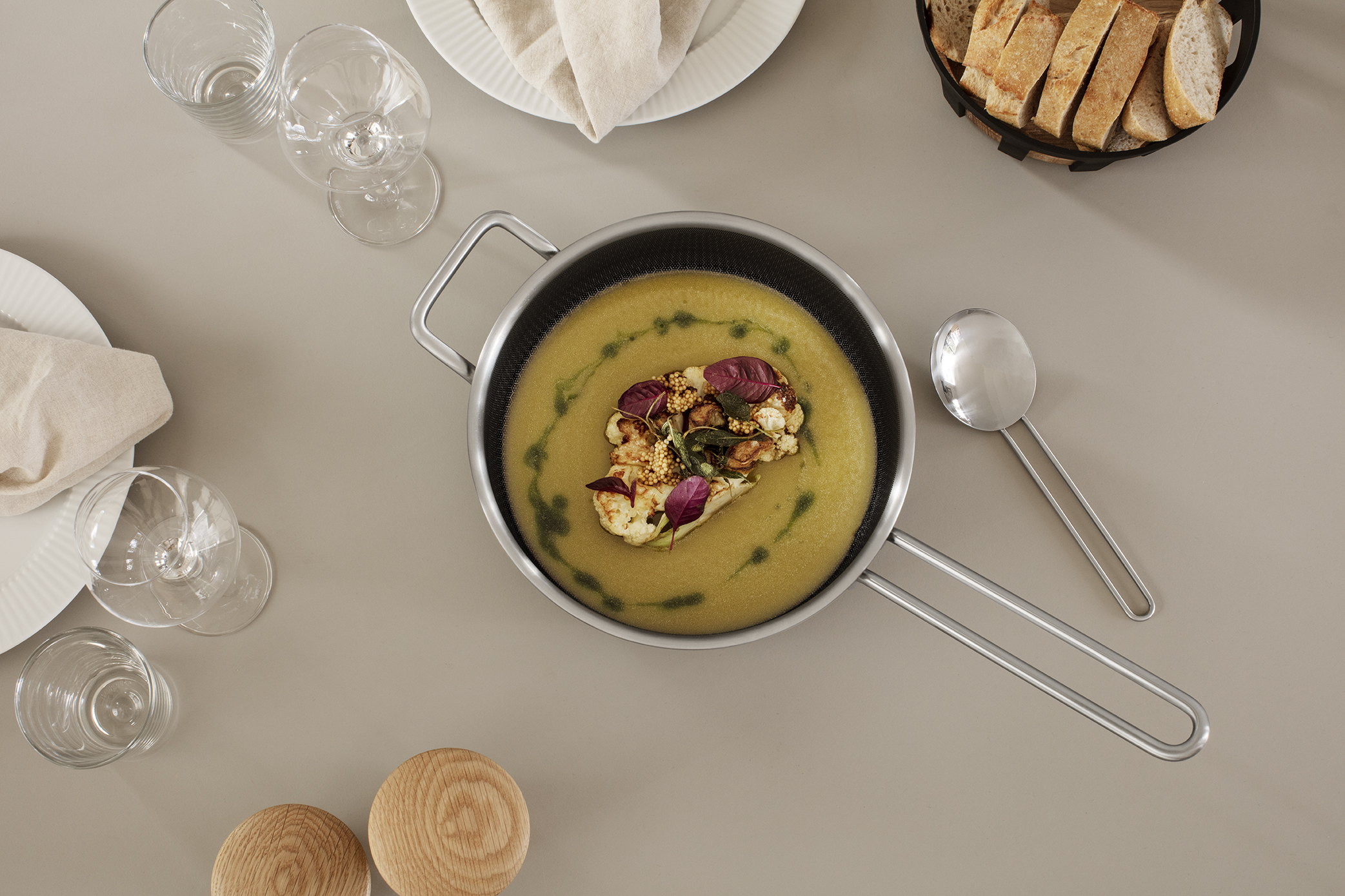 Multi Sauté pan 24 cm Mosaic ceramic Slip-Let® coating