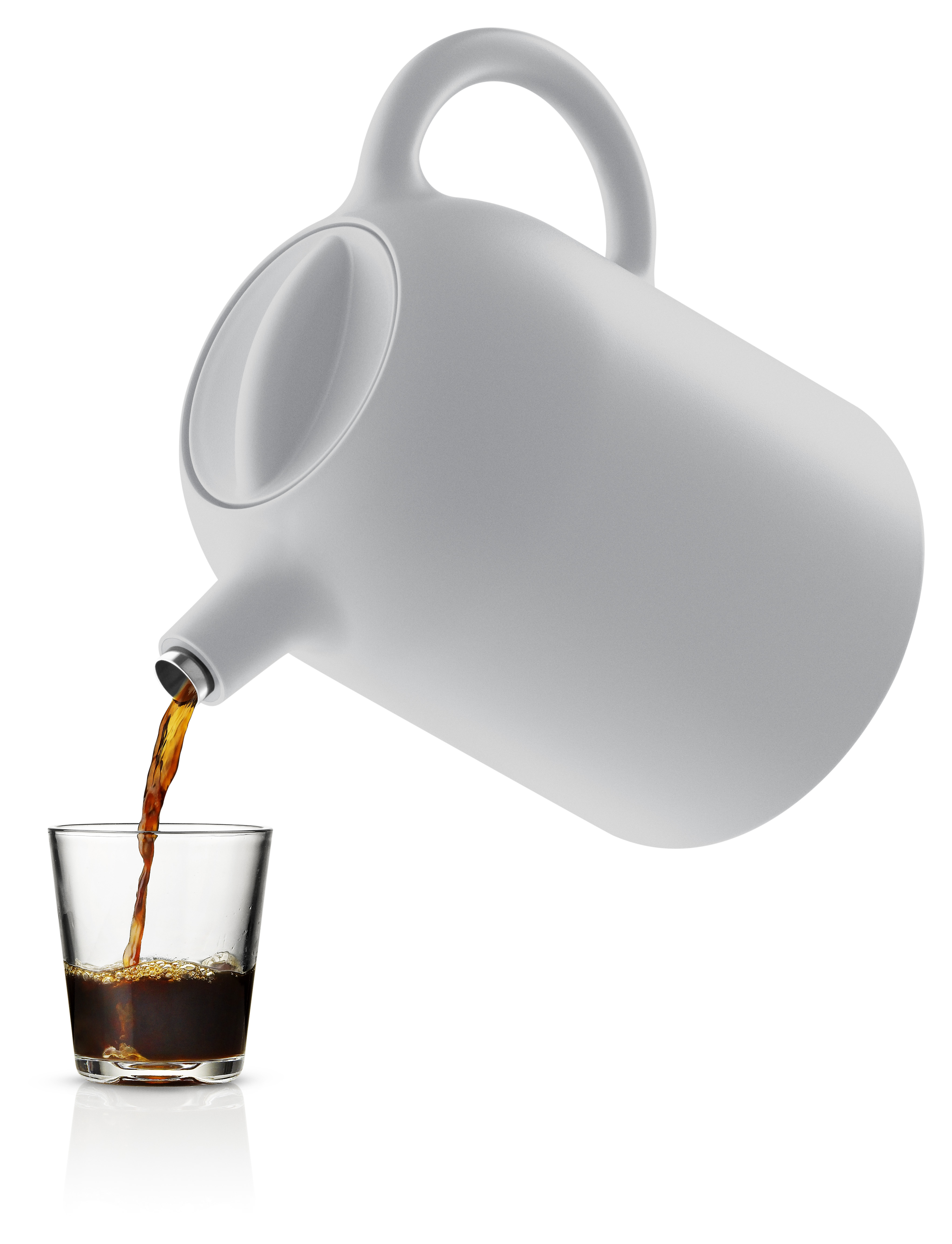 Thimble vacuum jug - 1 liter - Marble grey