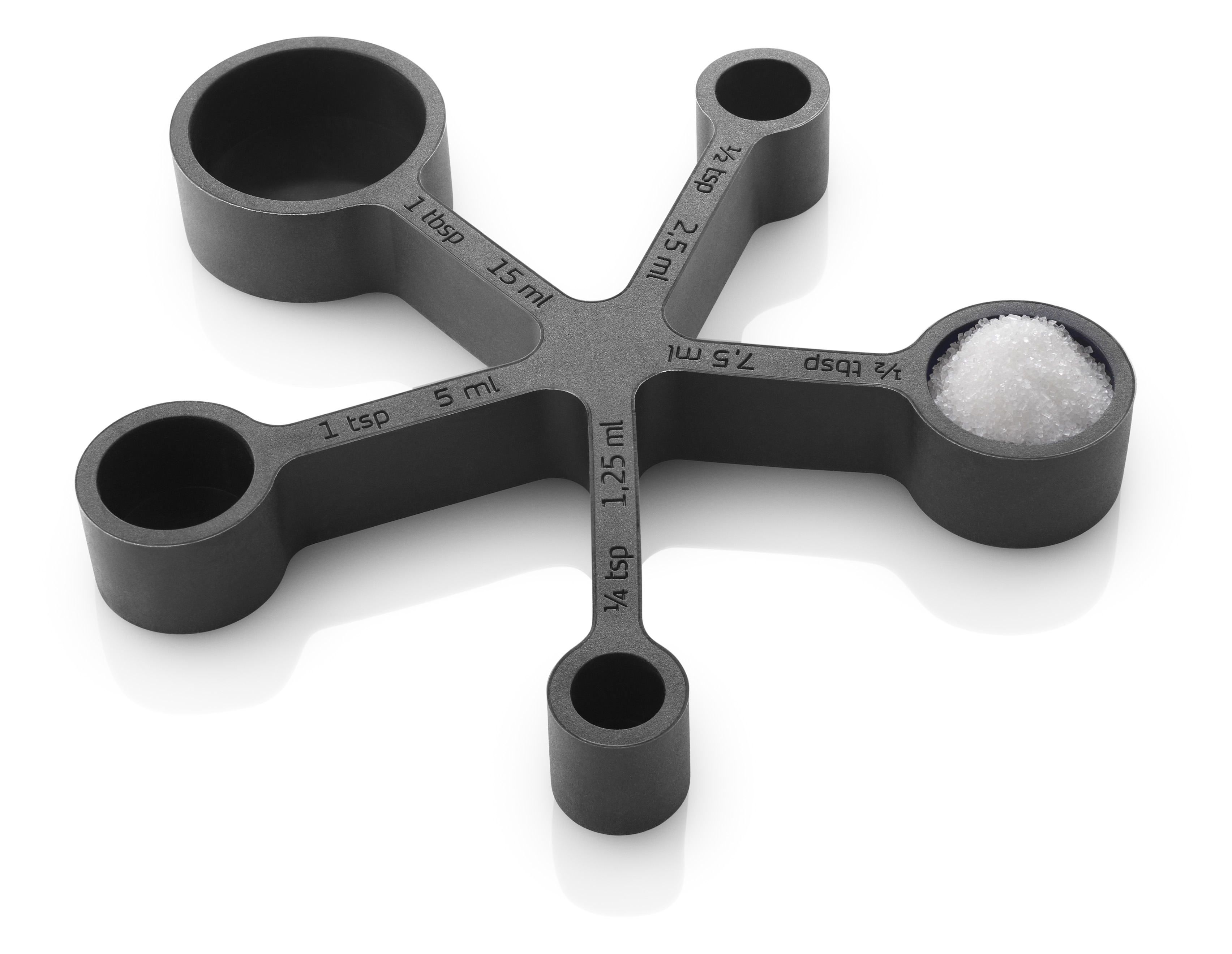 Measuring trivet - Silicone - Black
