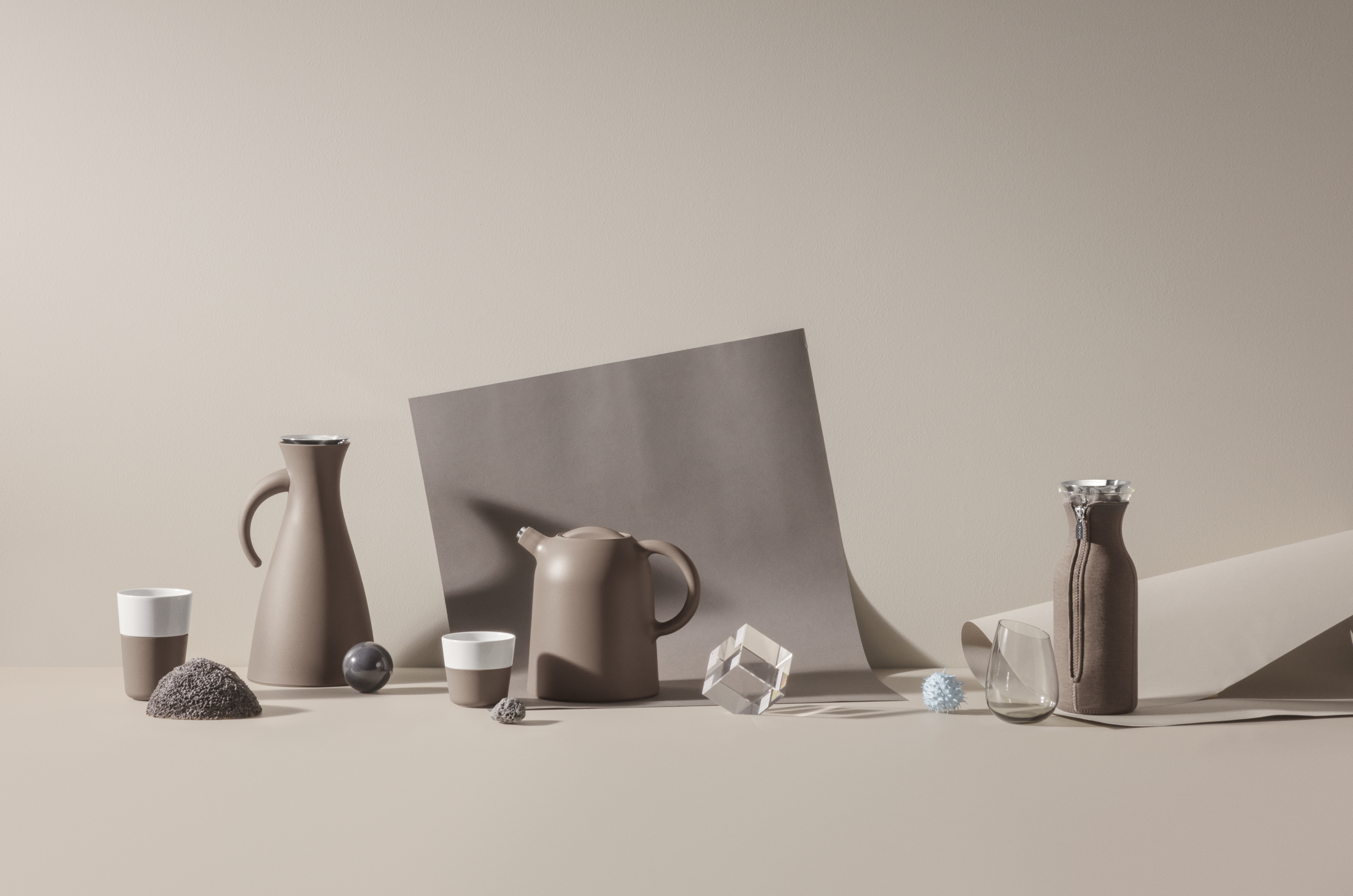 Espresso tumbler - 2 pcs. - Taupe