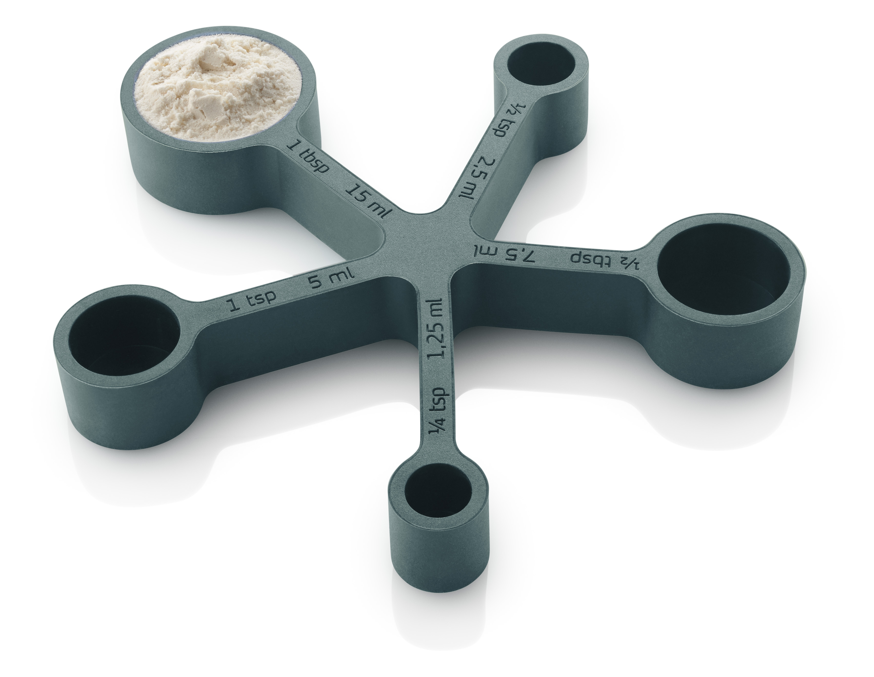 Measuring trivet - Silicone - Petrol