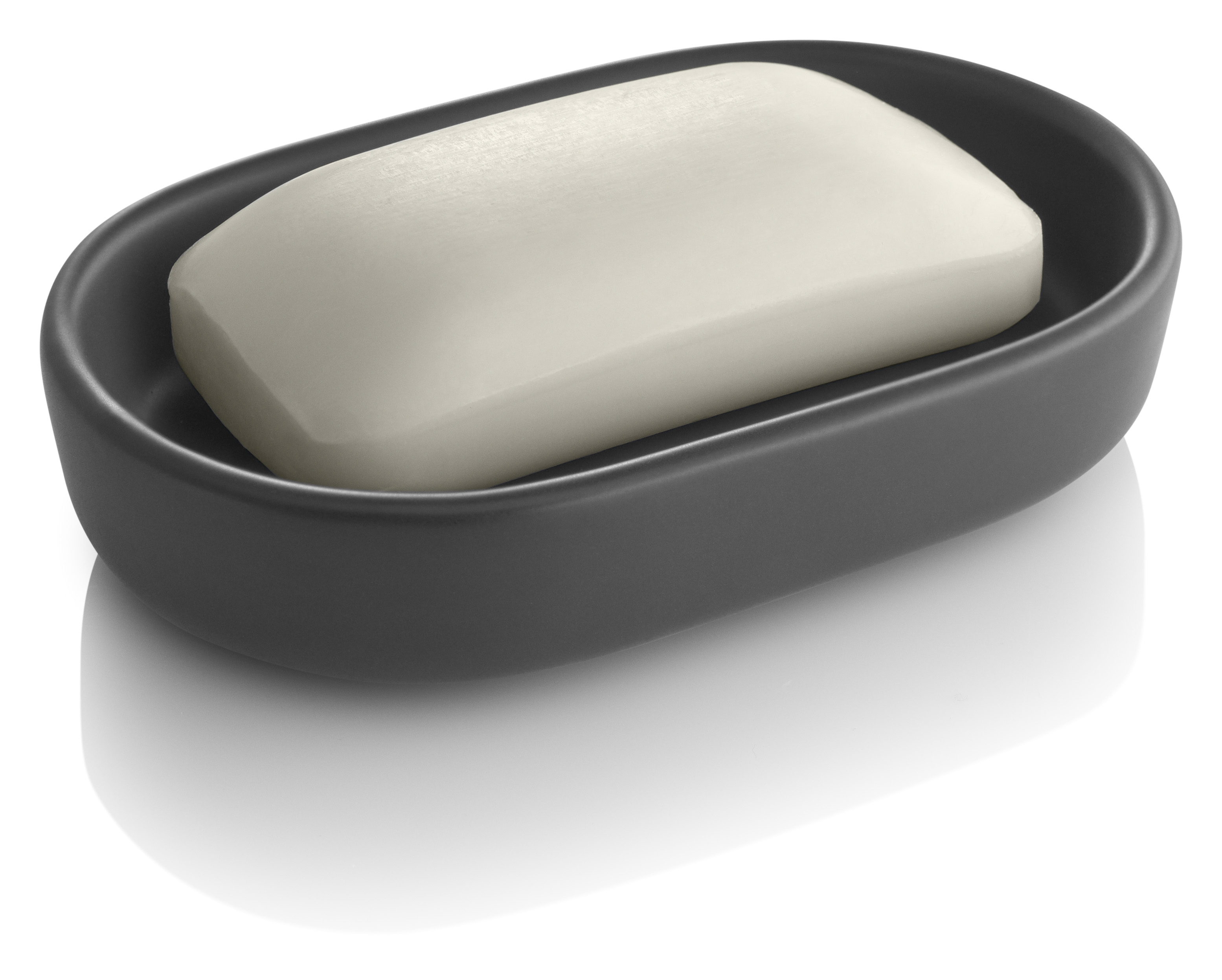Soap dish - Ceramic - Black