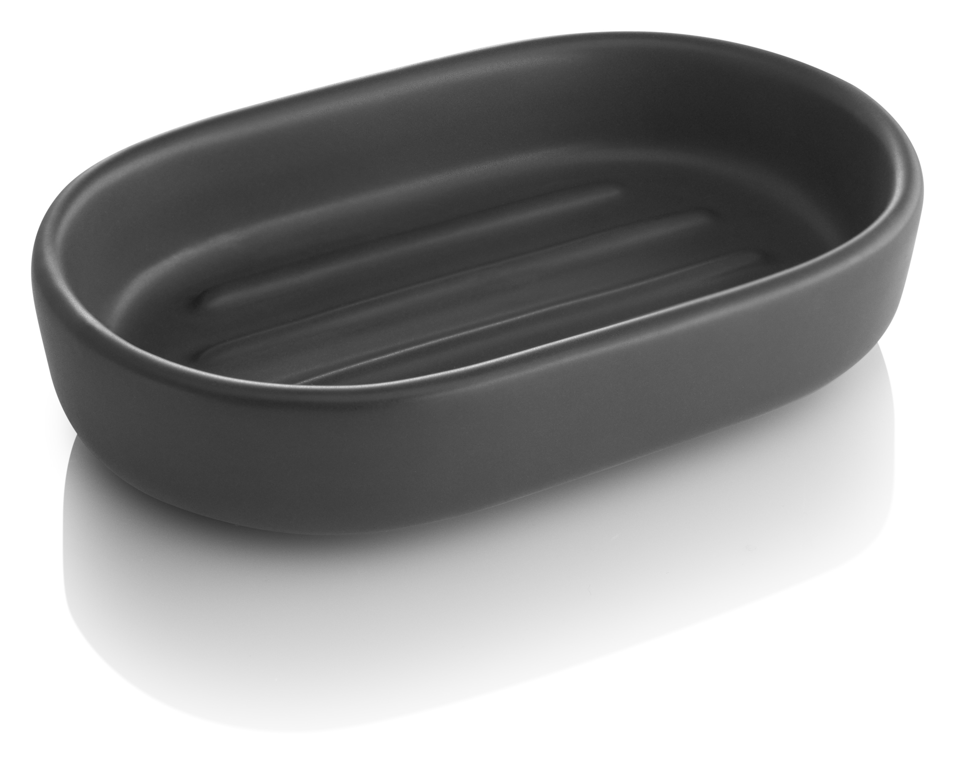 Soap dish - Ceramic - Black
