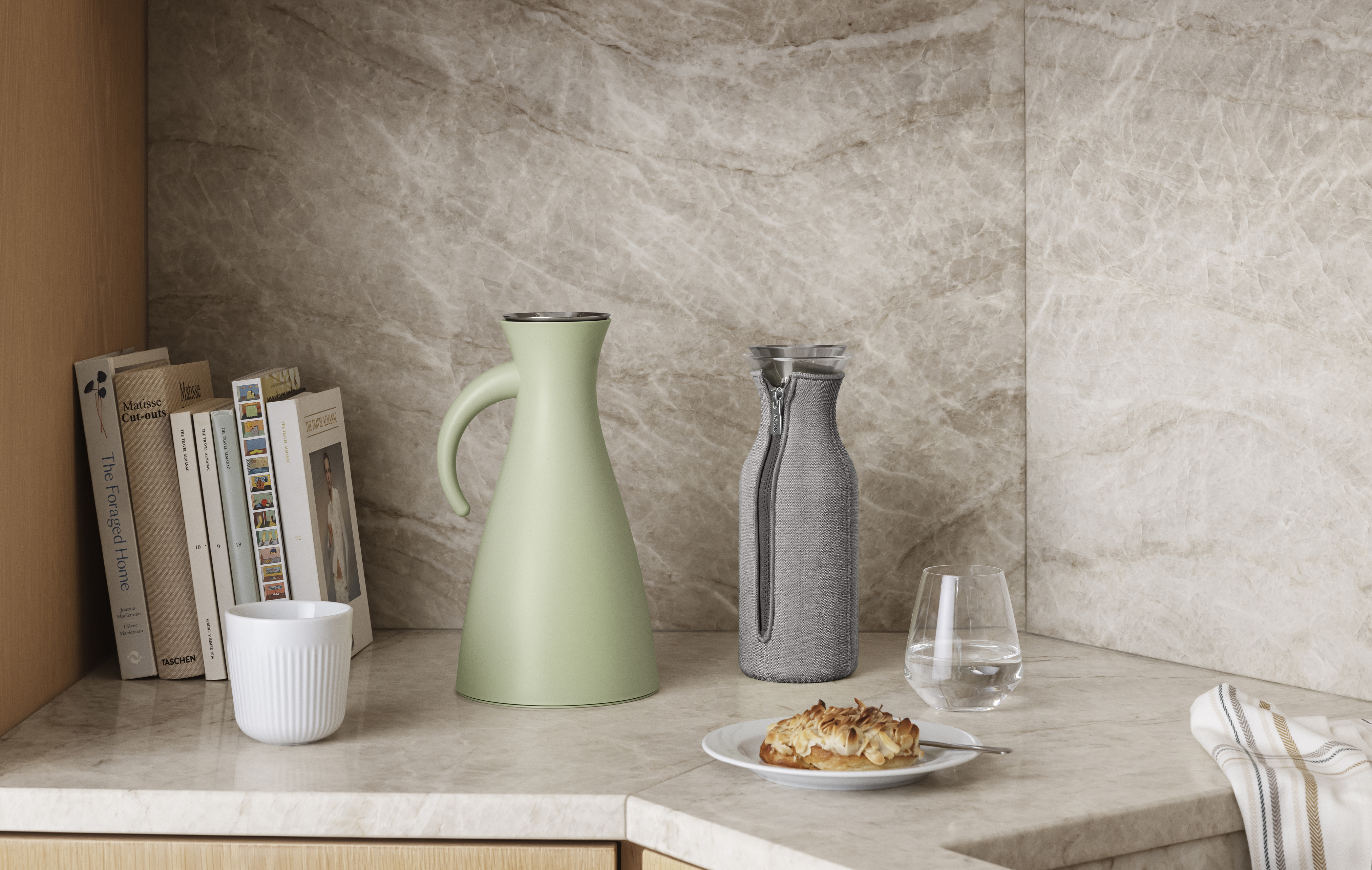 Køleskabskaraffel 1,0 L Dark grey