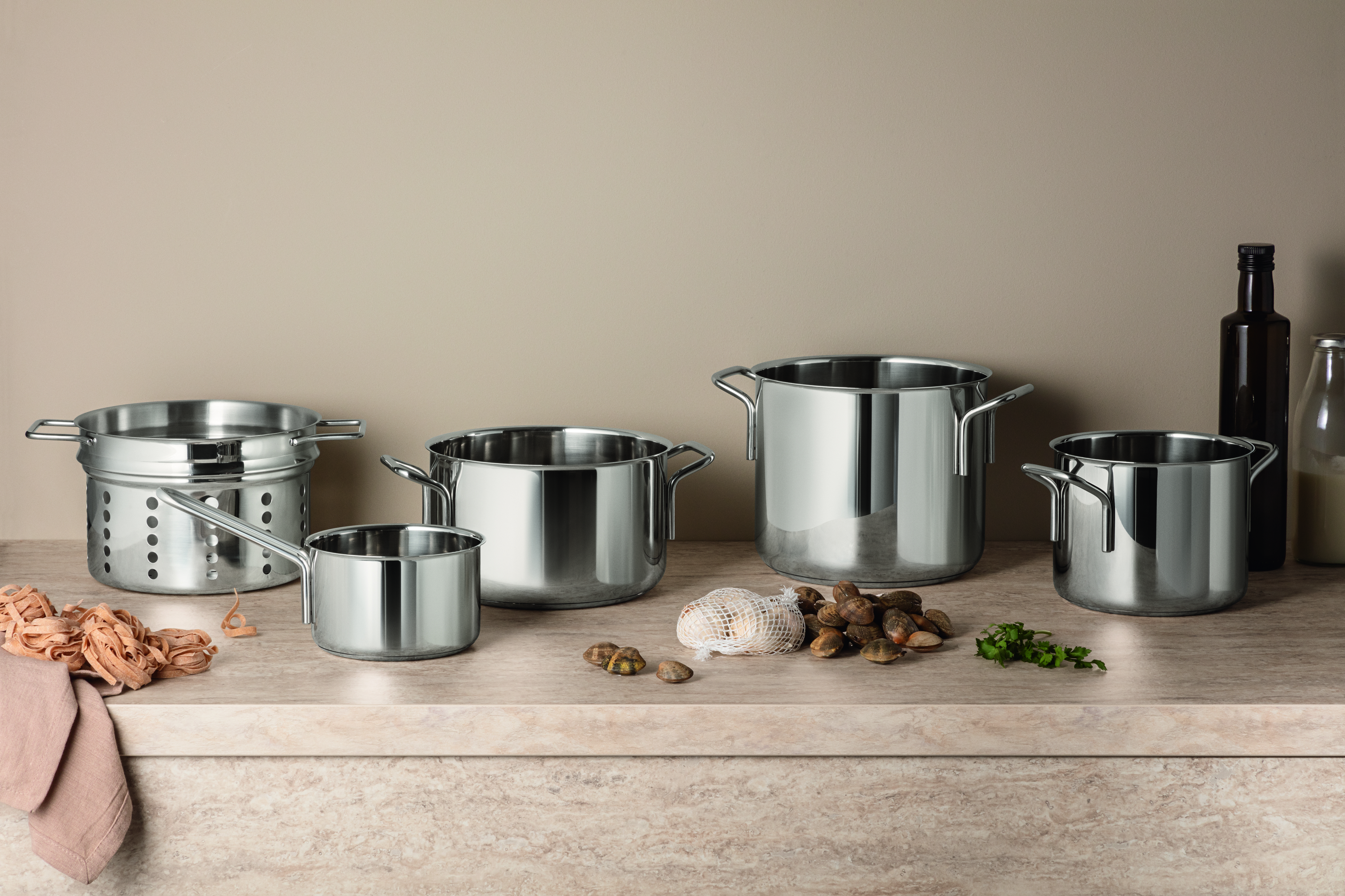 Stainless steel Topf - 6.5 l