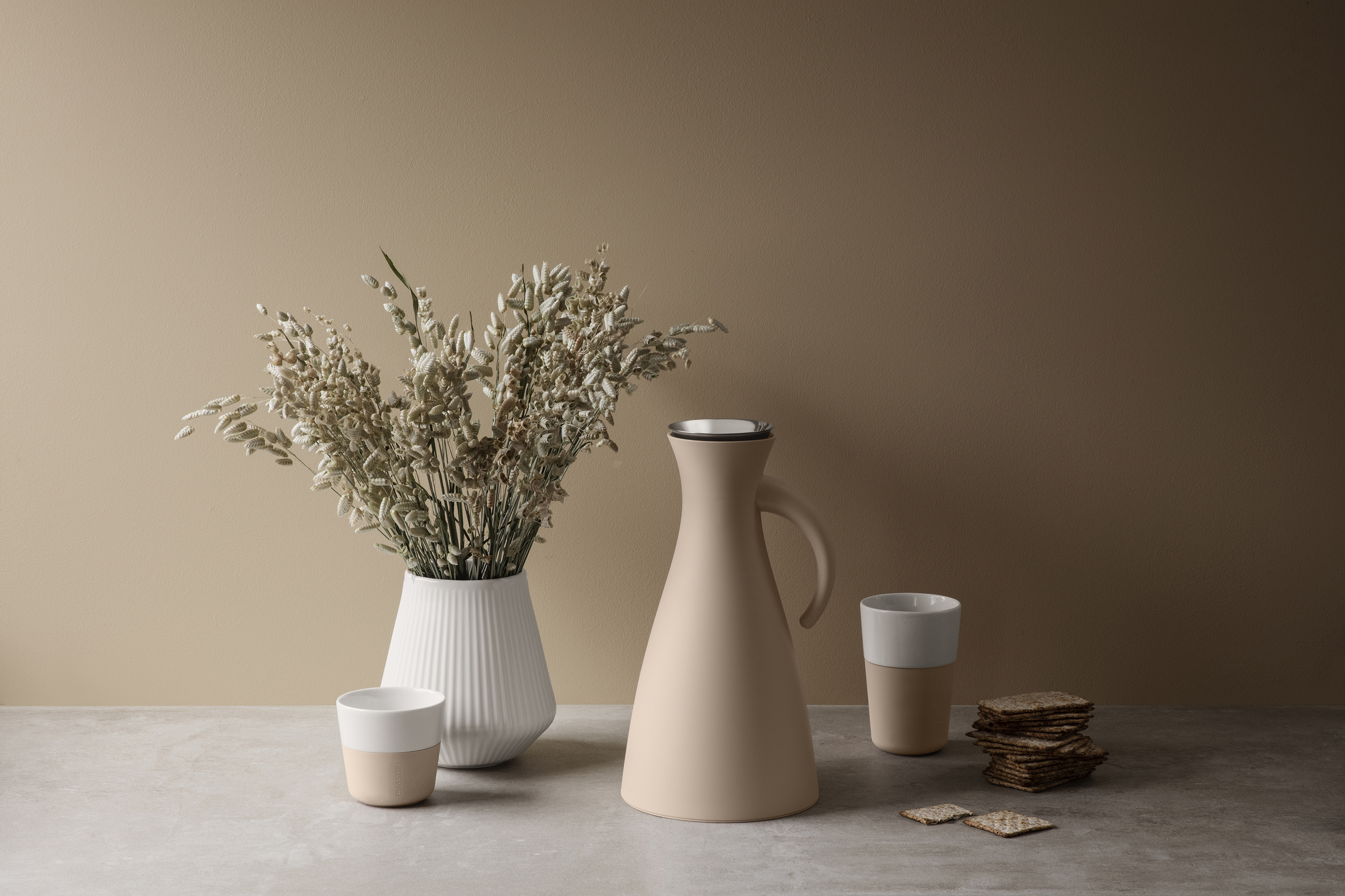 Cafe latte tumbler - 2 pcs - Soft beige