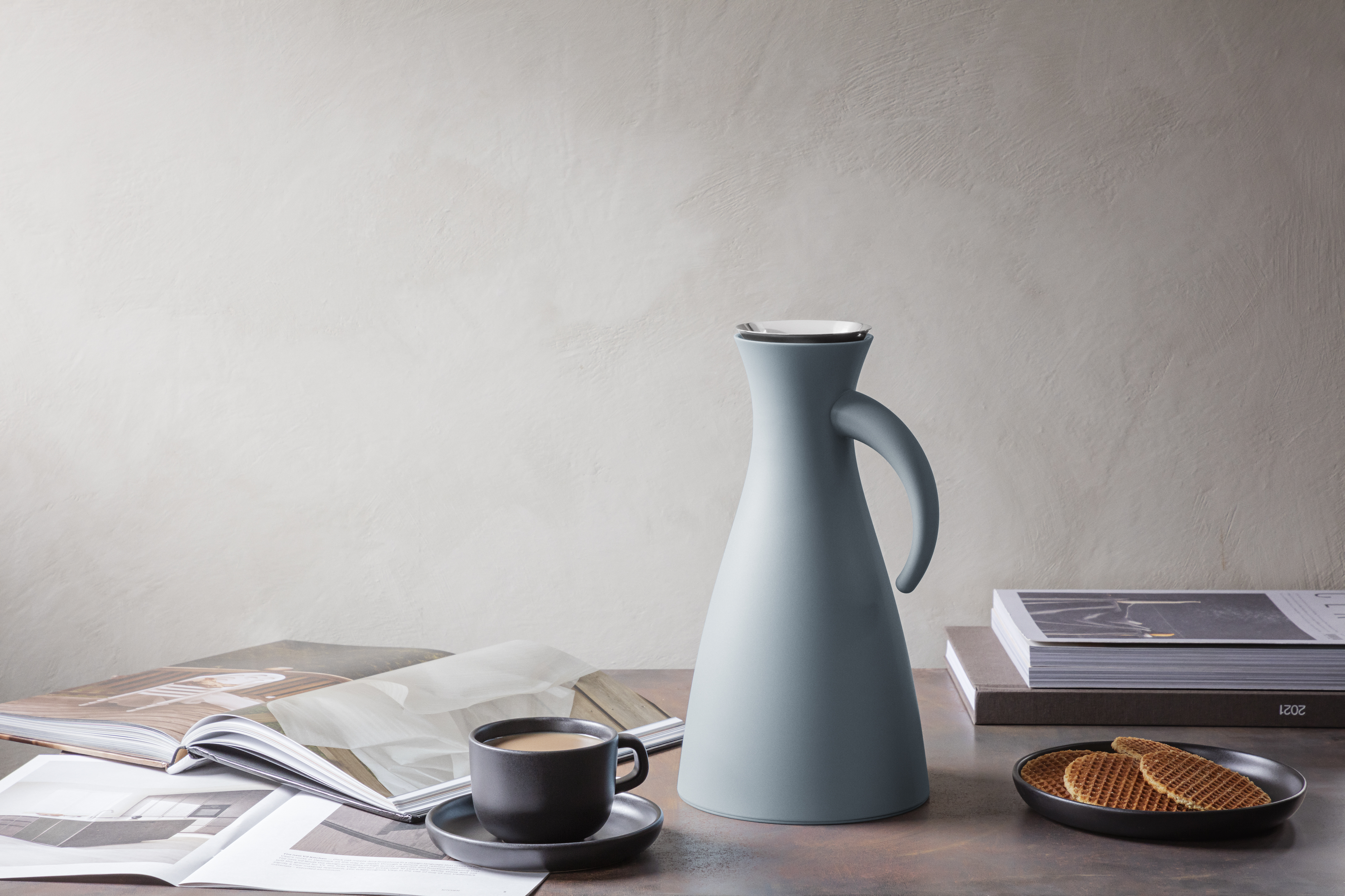 Vacuum jug - 1 liter - Smoke blue