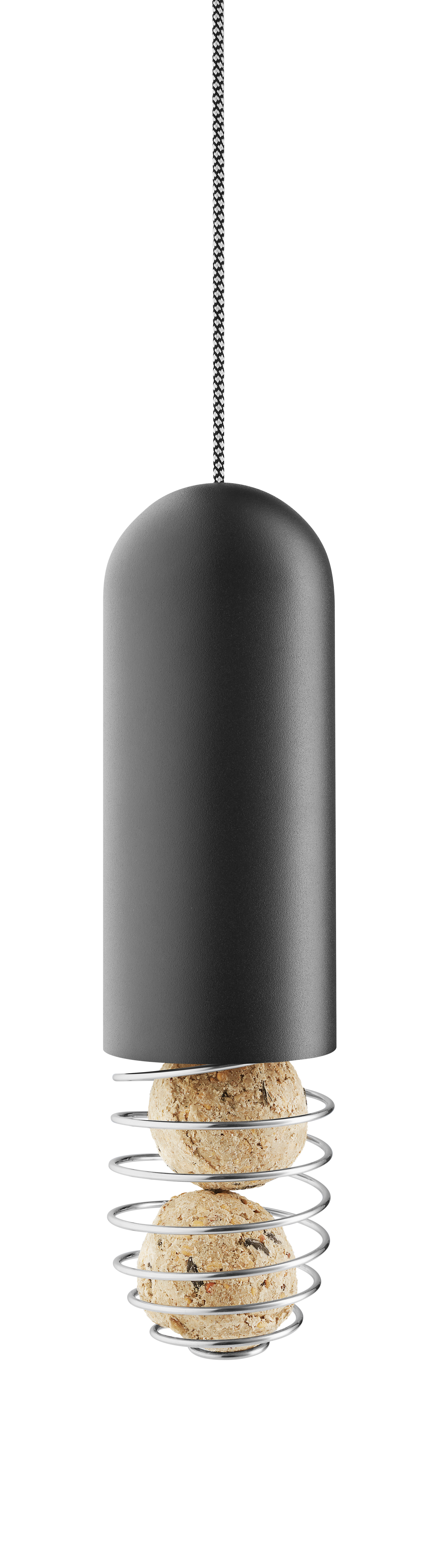 Hanging suet bird feeder