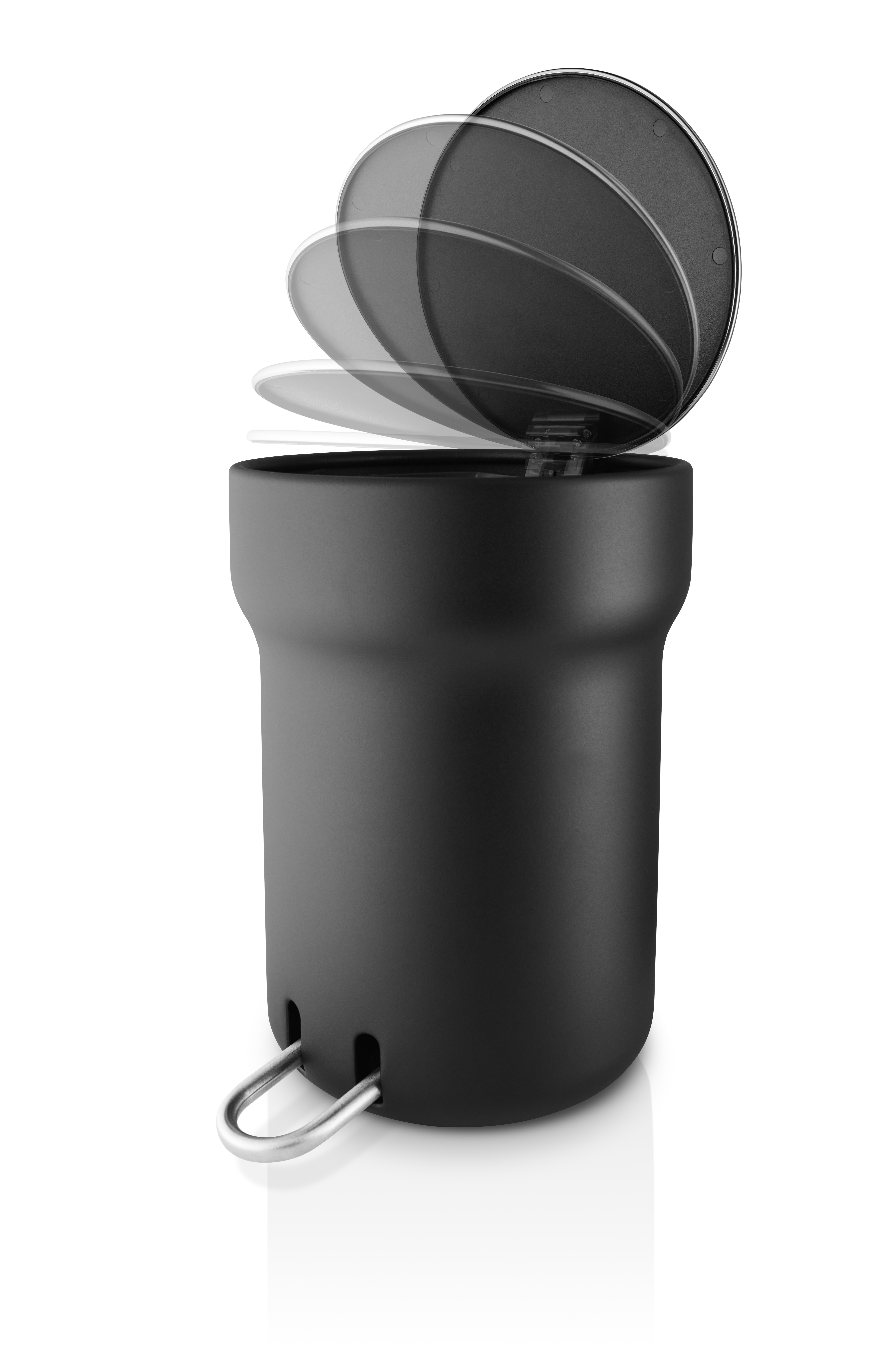 Citadel Pedalbøtte 5 l - Black - 5.0 Liter - med myk lukkefunksjon