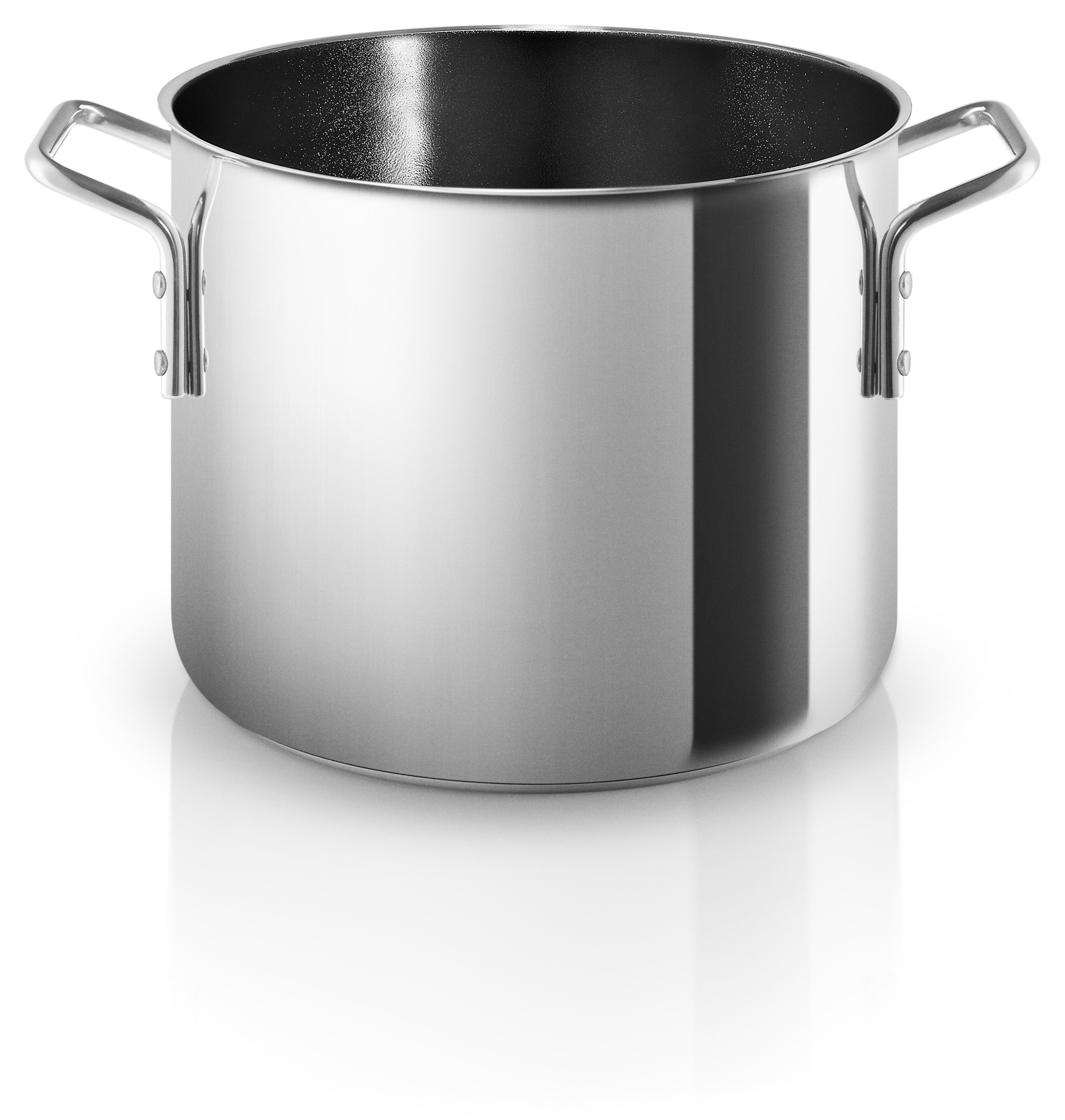 Stainless steel pot - 4.8 l - ceramic Slip-Let® non-stick