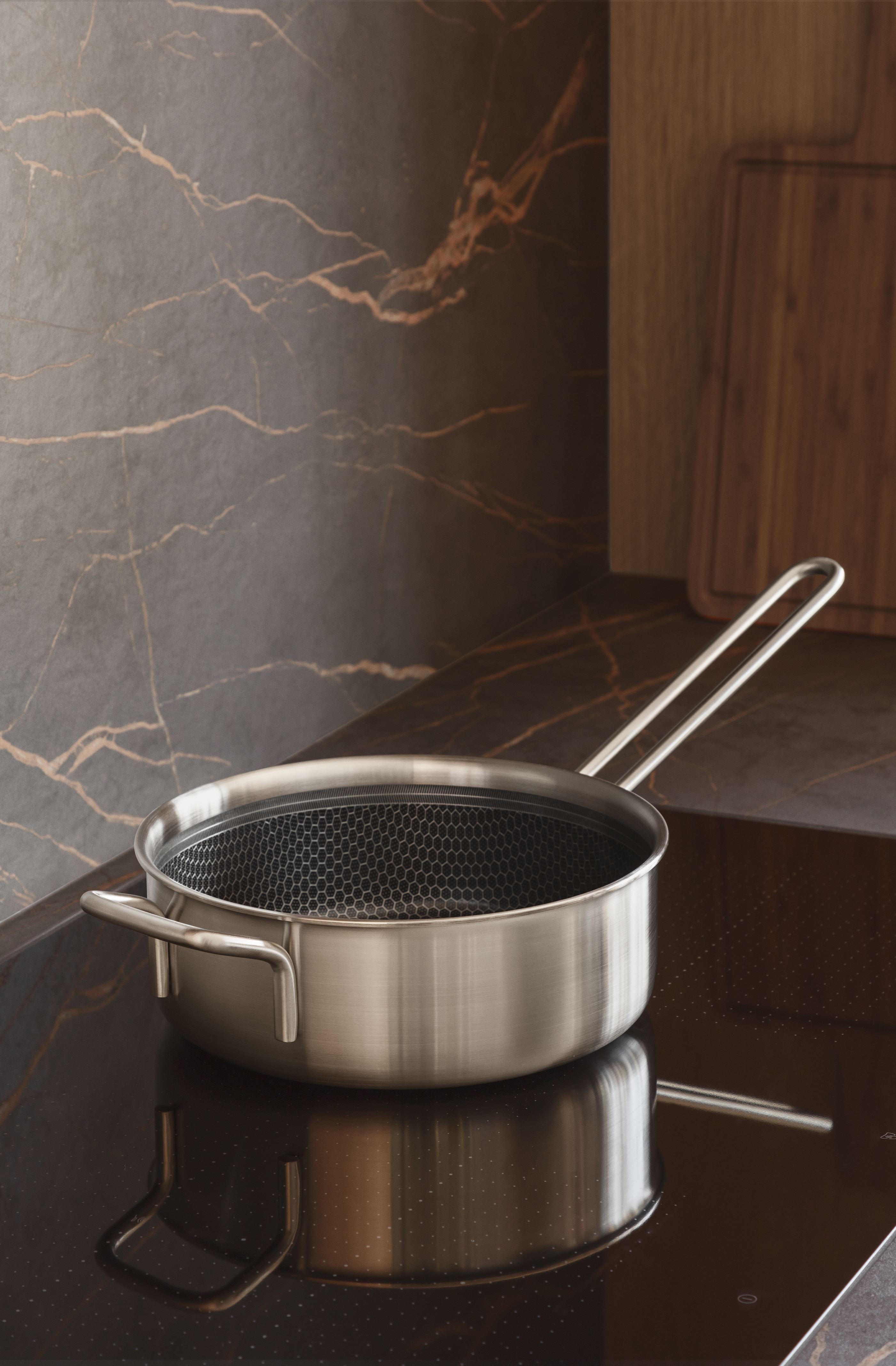 Multi Sauté pan 24 cm Mosaic ceramic Slip-Let® coating