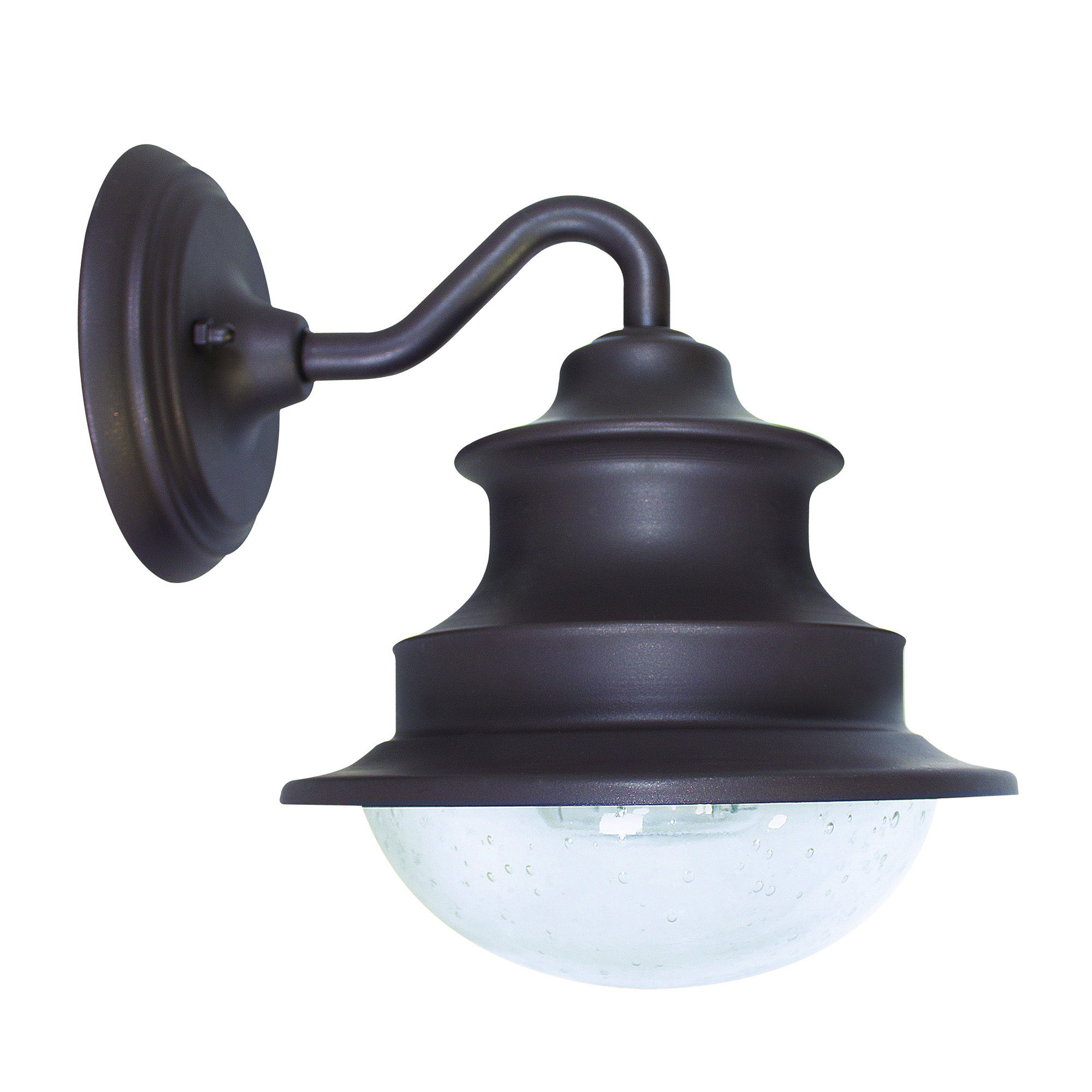 Solar barn light in black deals