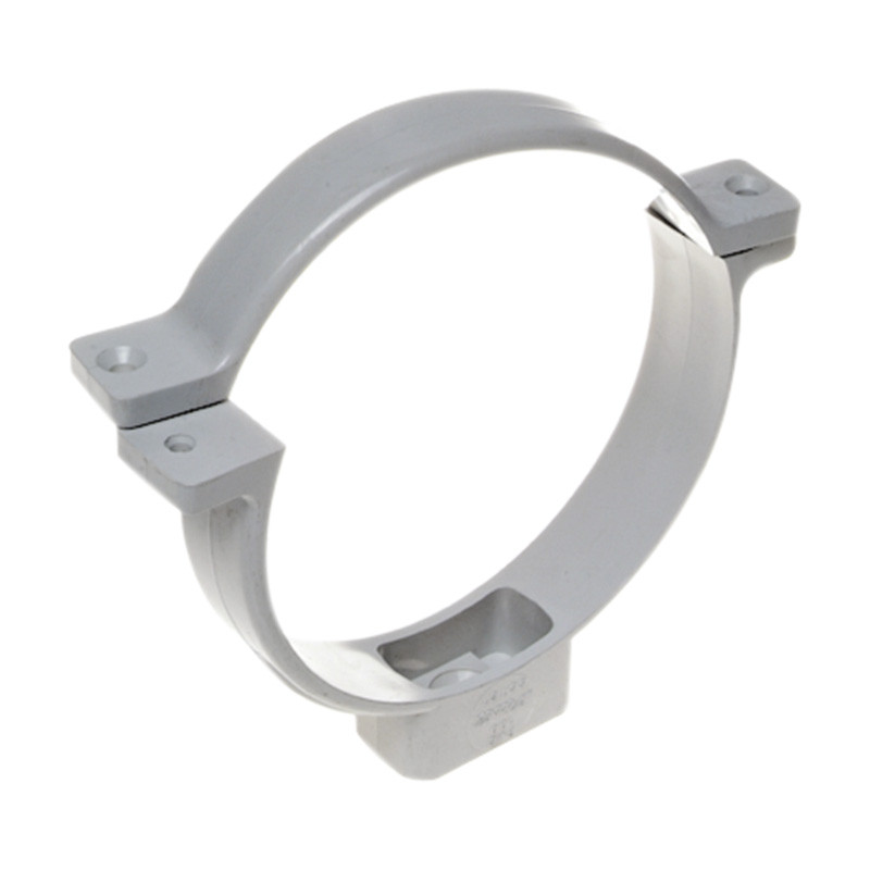 ABRAZADERA TUBO BLANCO 80 CANALETA P25 (ST)