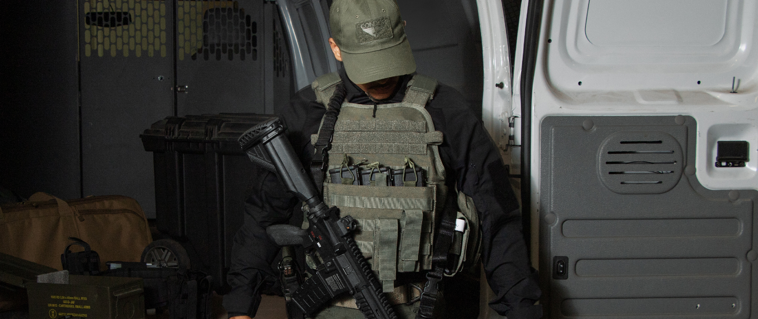 Image of someone using the insert with the mopc