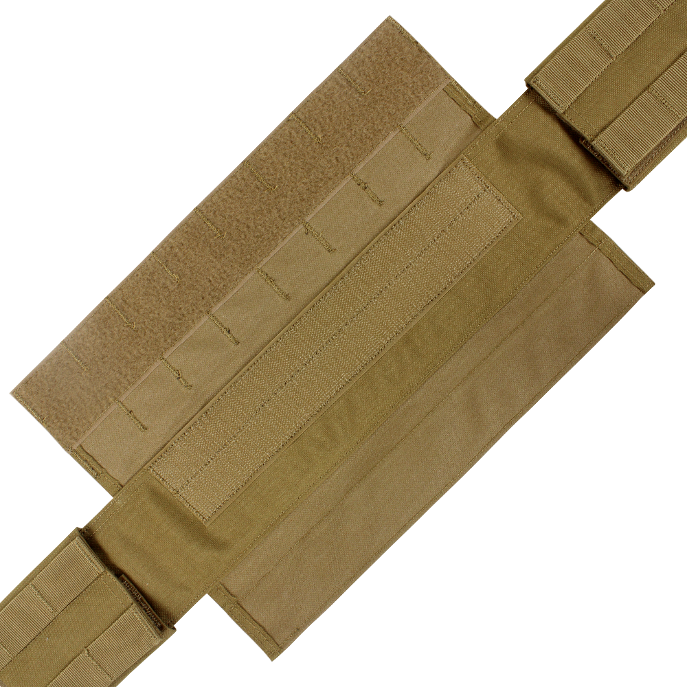 Image of the removable anti slip pad on the slim battle belt