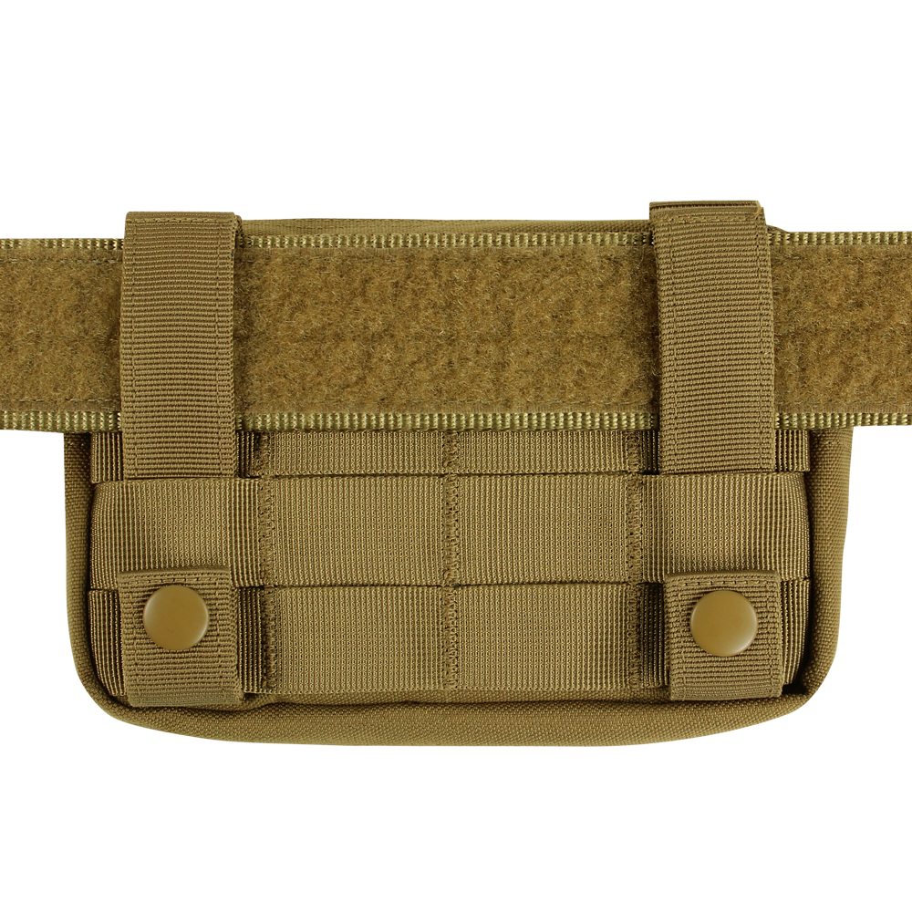 Image of the utility pouch attached to a belt