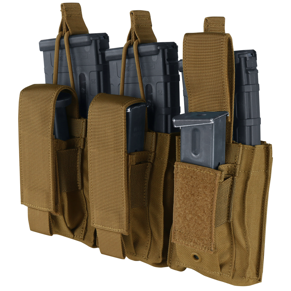 Image of the back of the triple kangaroo pouch