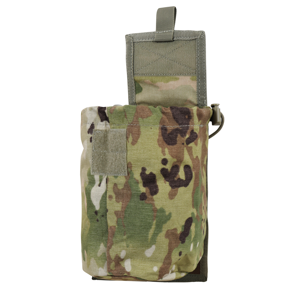 Image of the roll up dump pouch opened up