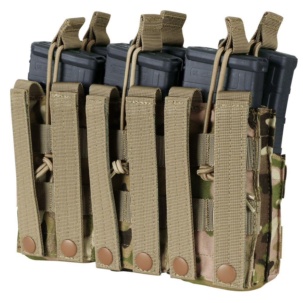 Image of the back of the triple stacker pouch