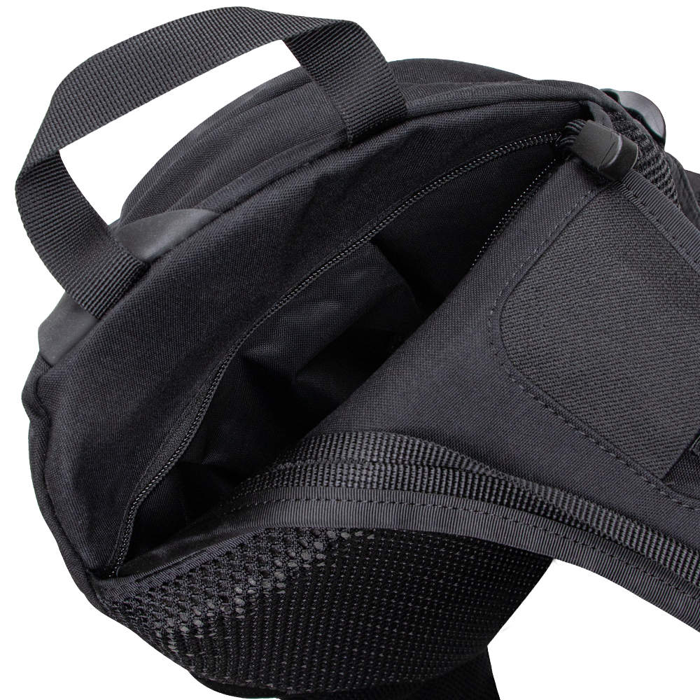 image showing the ambidextrous options for concealed carry draw on the sector sling pack