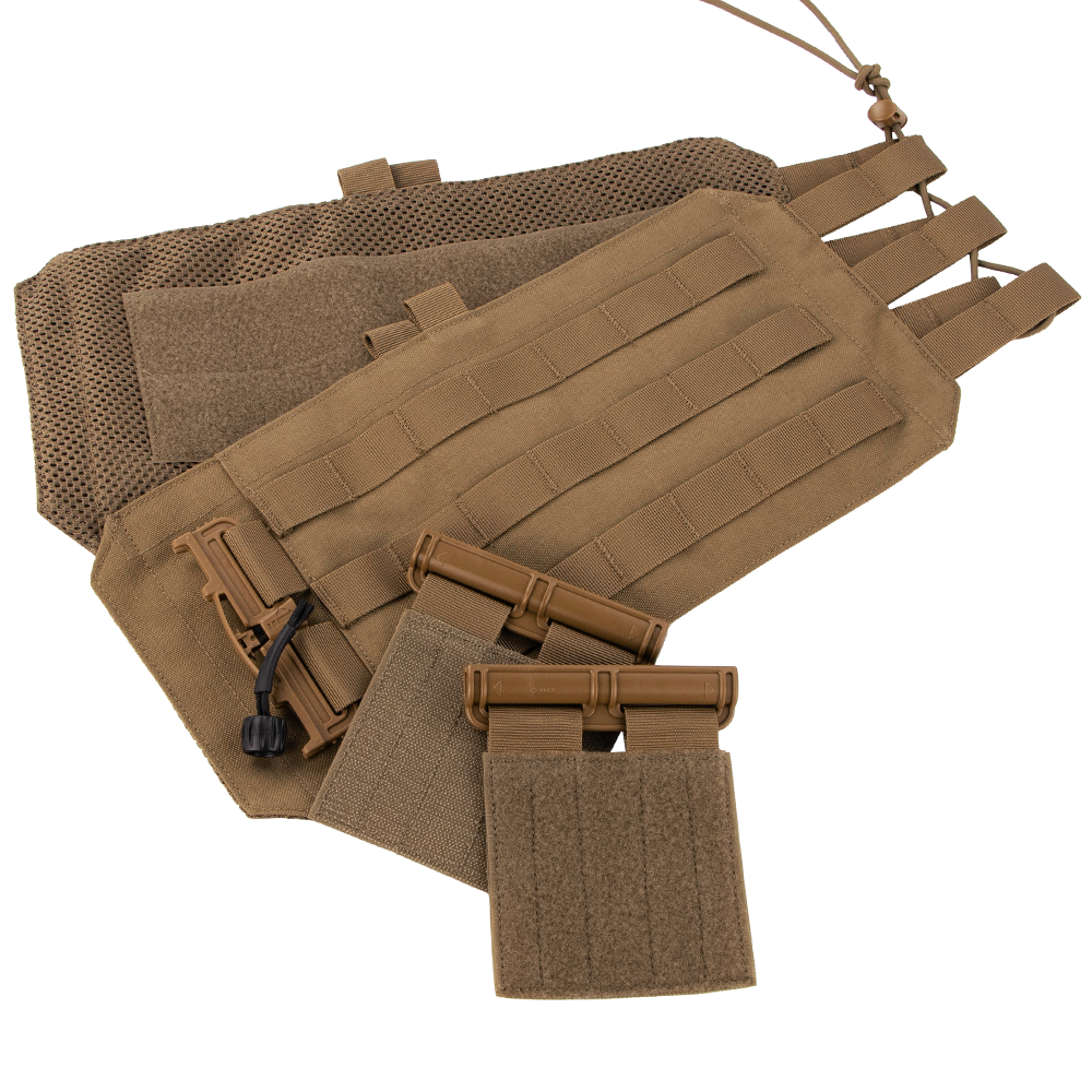 image of the cummerbund on a plate carrier