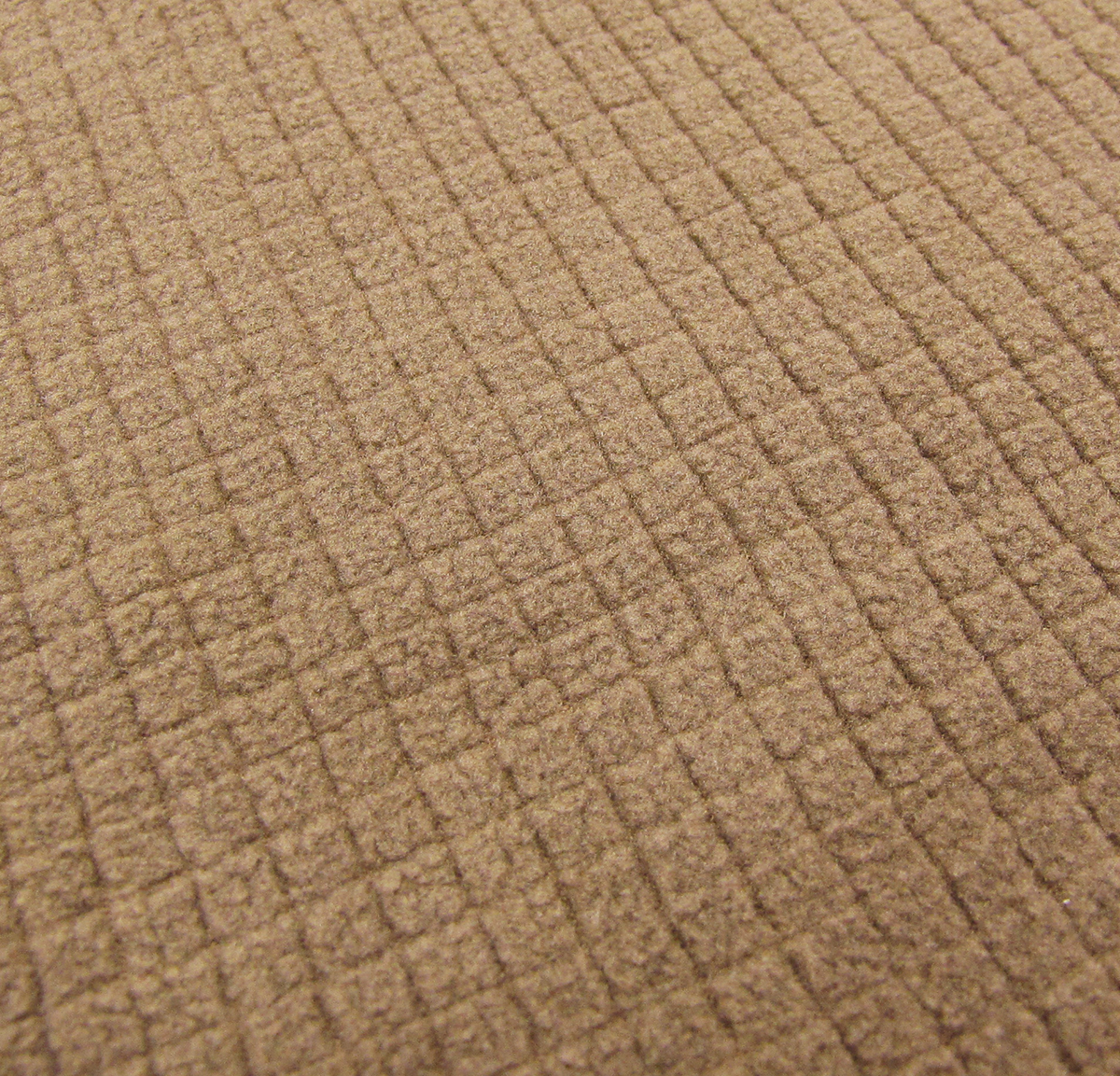 Close-up image of the grid fleece materiel
