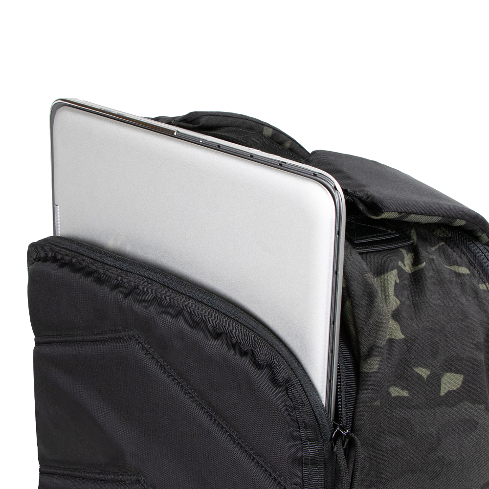 Close up image showing the laptop compartment on the Prime Pack